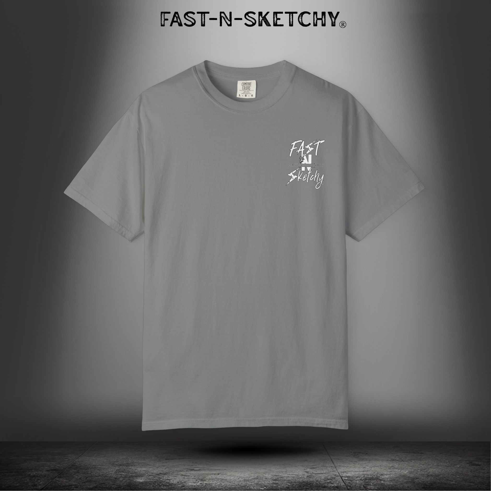 No Face, No Case: FAST-N-SKETCHY - T-Shirt up to 4XL (Multiple Colors)