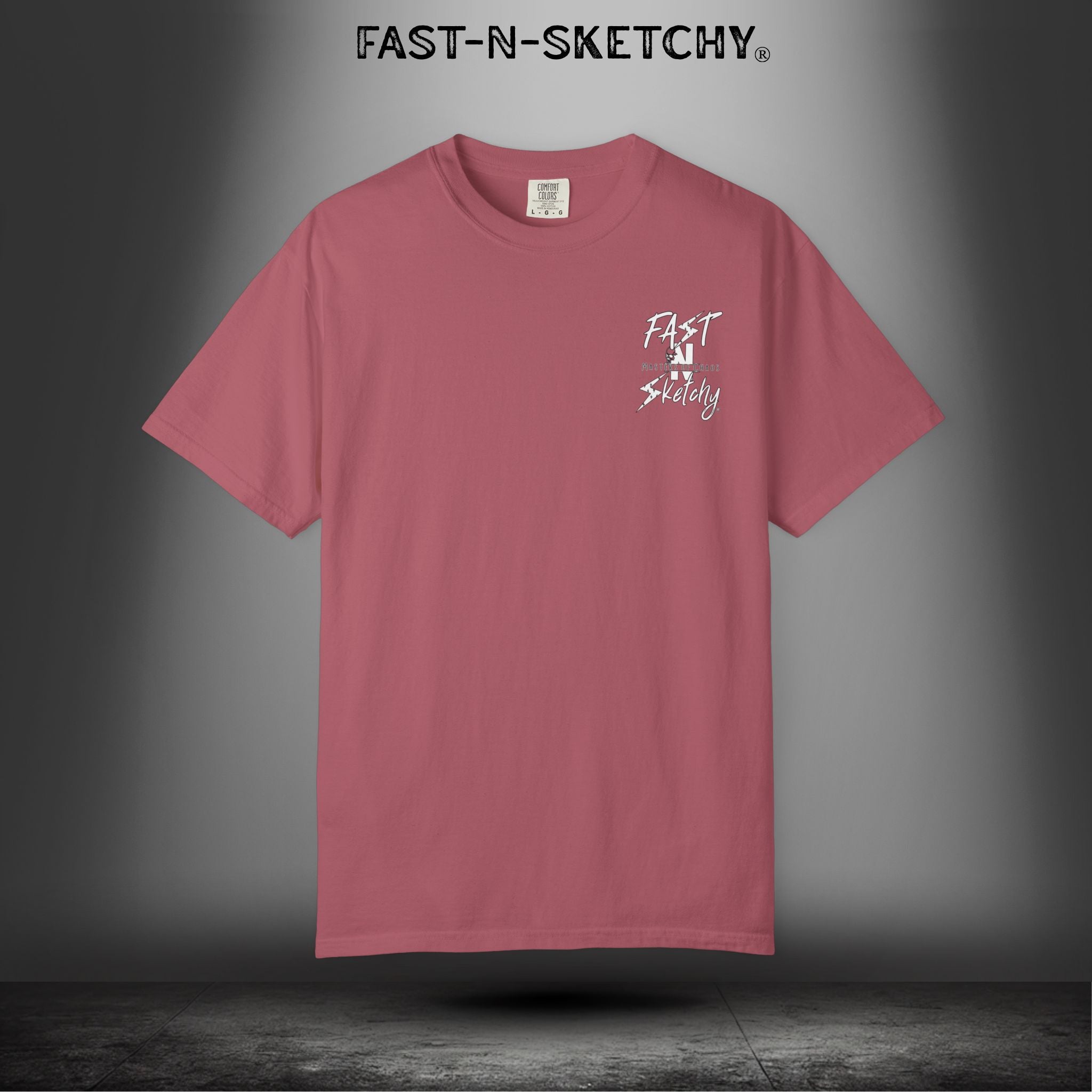 No Face, No Case: FAST-N-SKETCHY - T-Shirt up to 4XL (Multiple Colors)