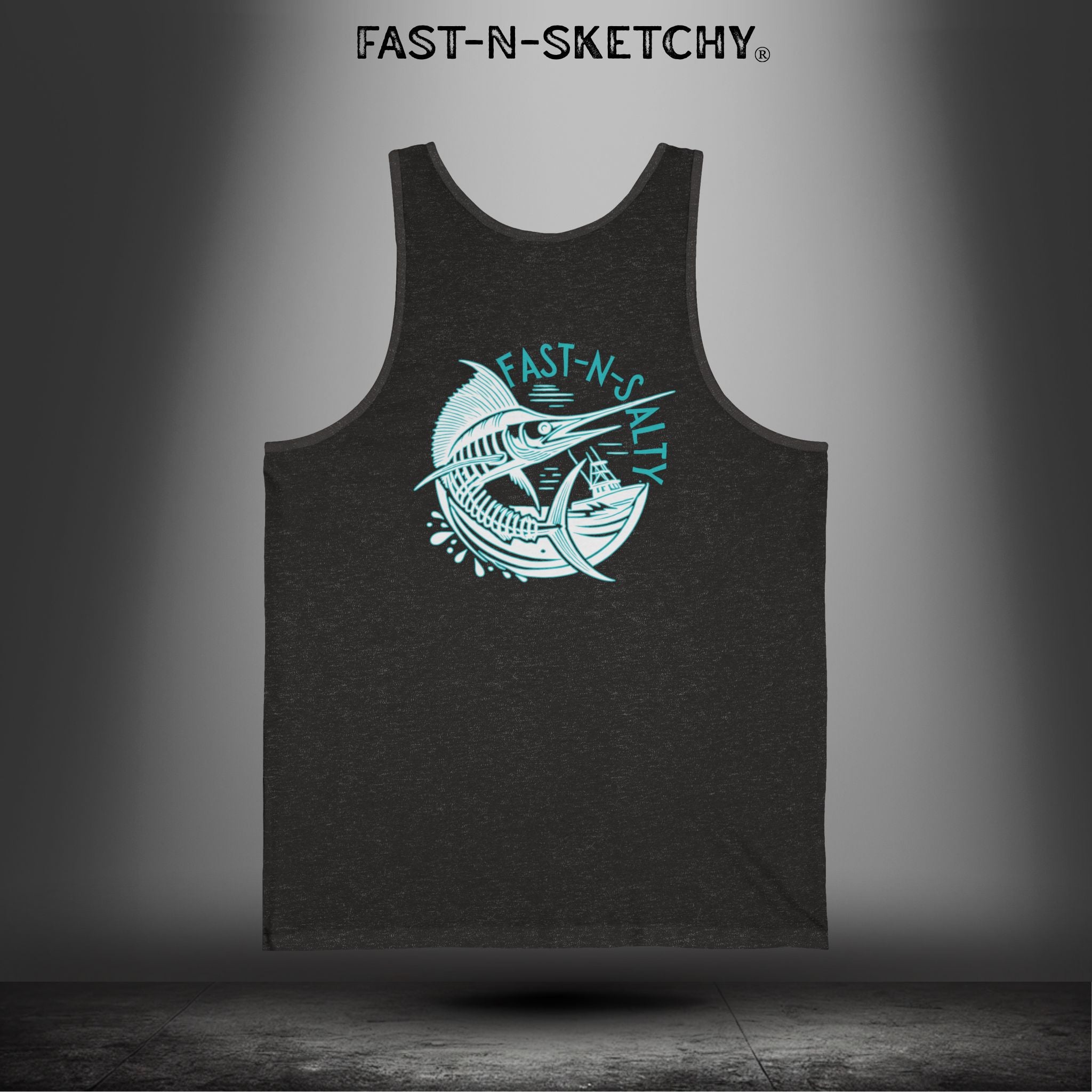 Fast-n-Salty Circle Logo - Tank Top