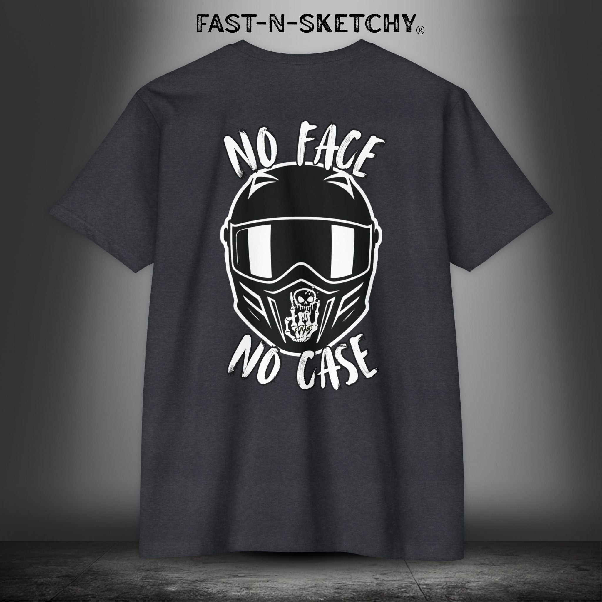 No Face, No Case: FAST-N-SKETCHY - T-Shirt