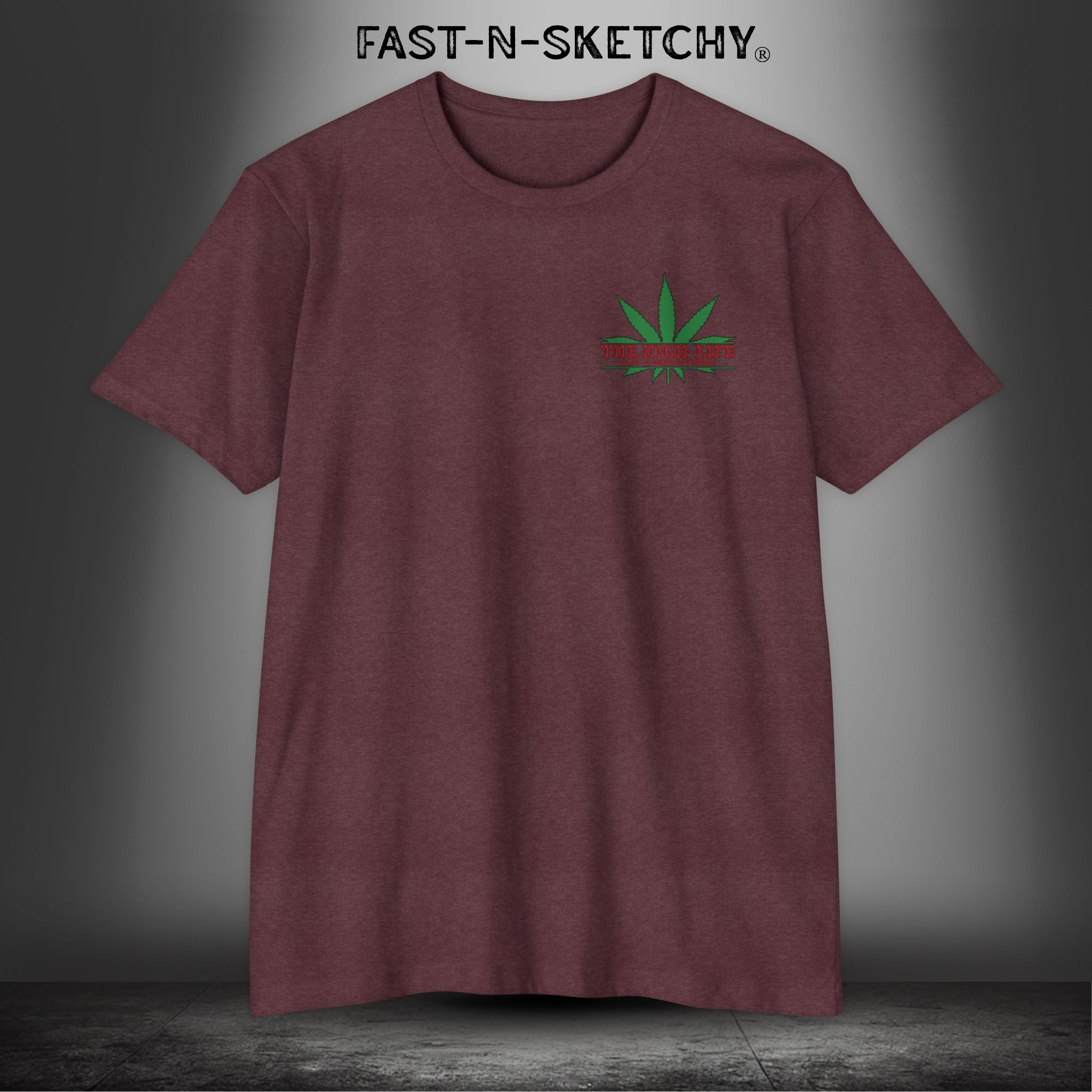 The Highlife: Roll Fatties & Bang Baddies: Biker Edition Premium Fitted Tee