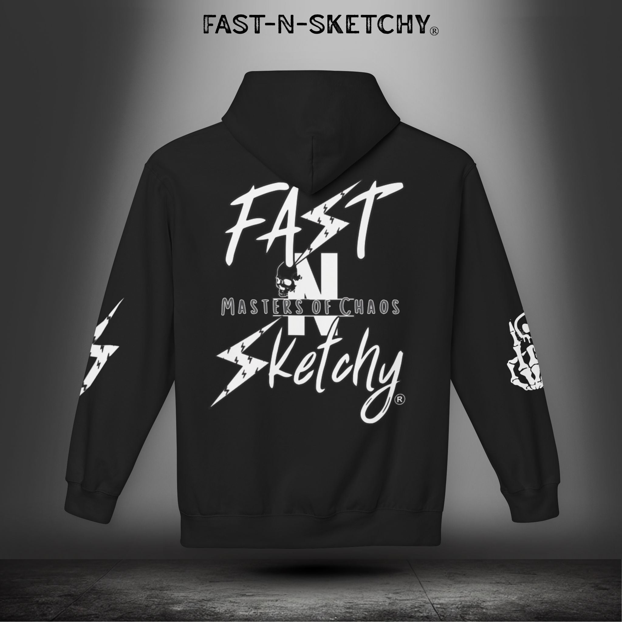 FAST-N-SKETCHY®: Fleece Hoodie 80/20 Blend (Dark Colors)