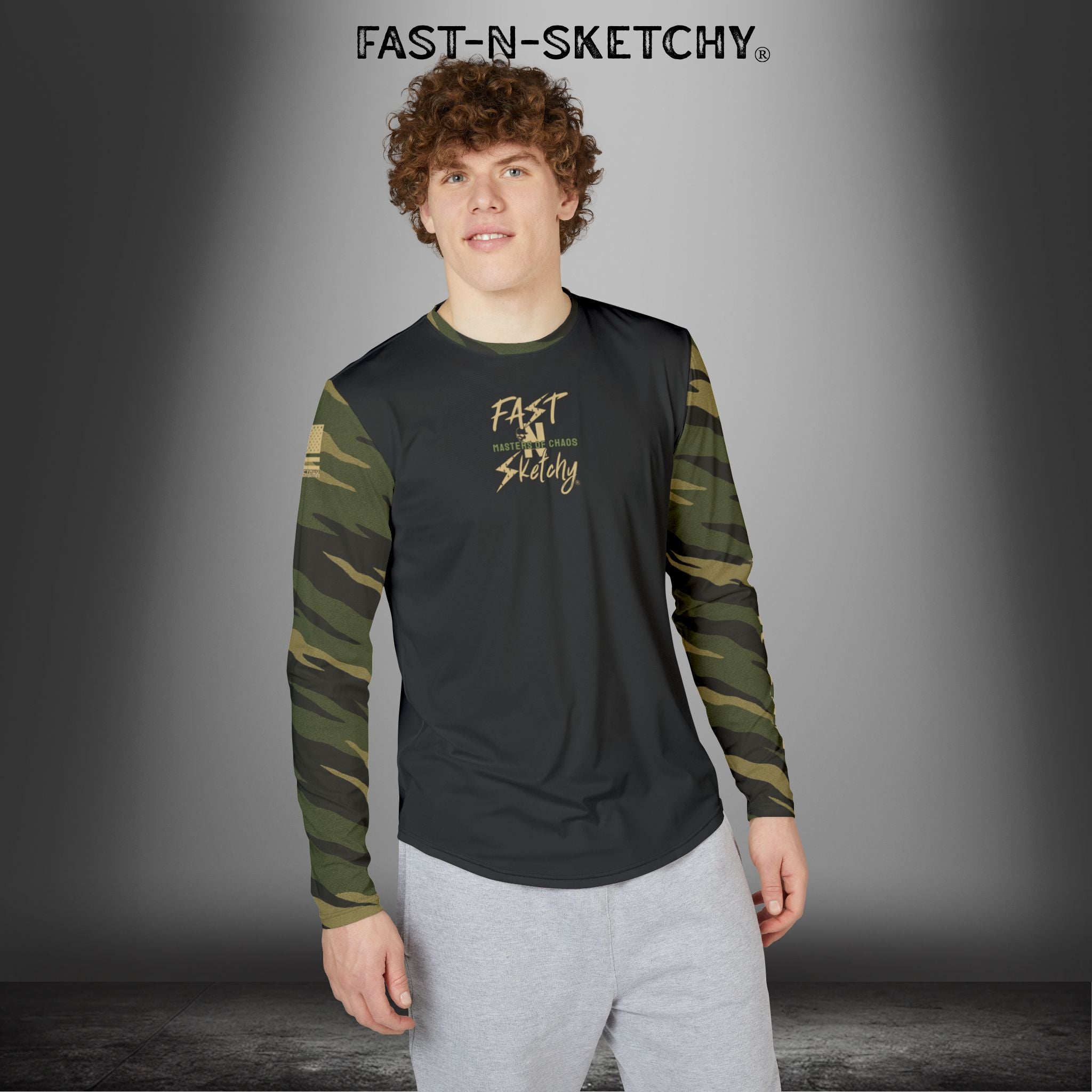 Paratrooper, Not a Dirty Leg: Military Edition - UV Riding/Outdoor Long-Sleeve Tee