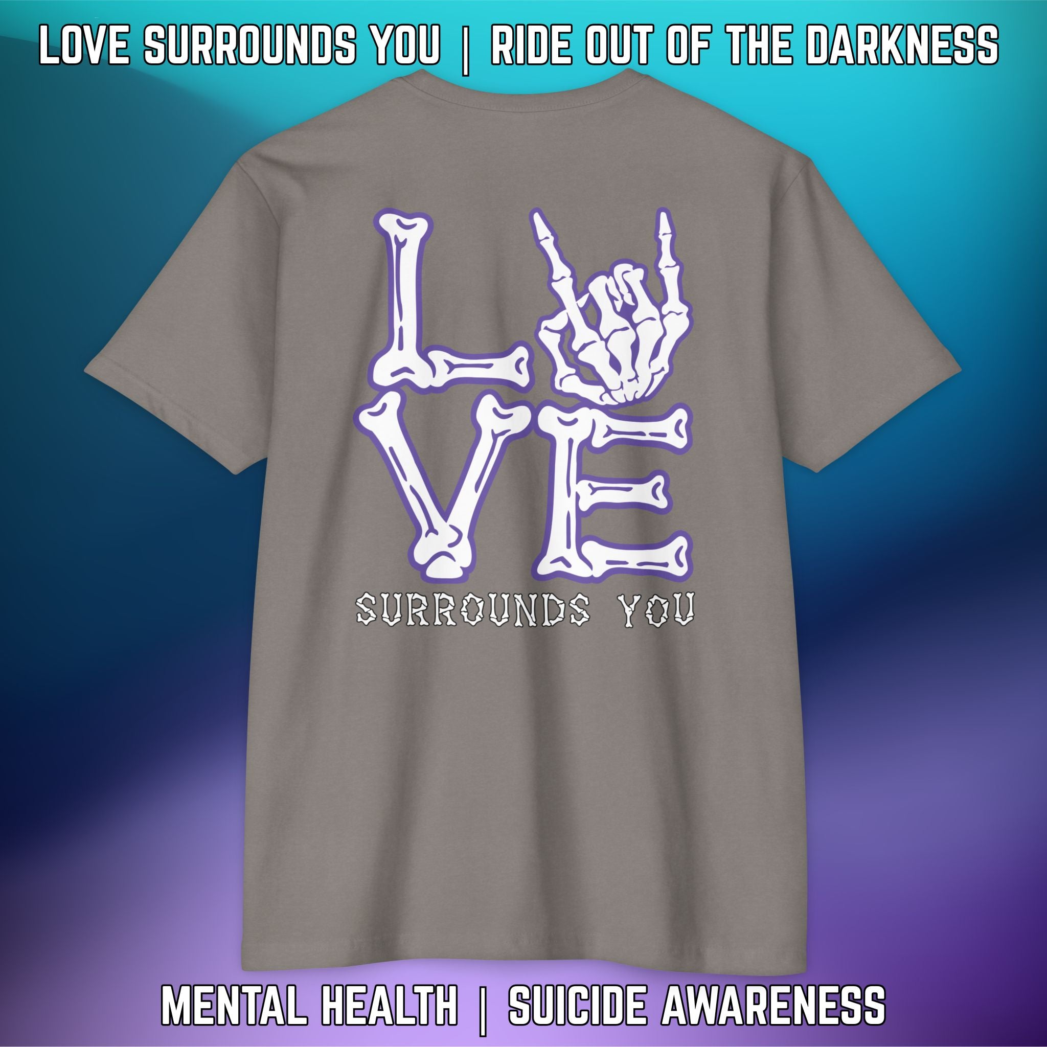 LOVE SURROUNDS YOU - Next Level T-Shirt - LSY
