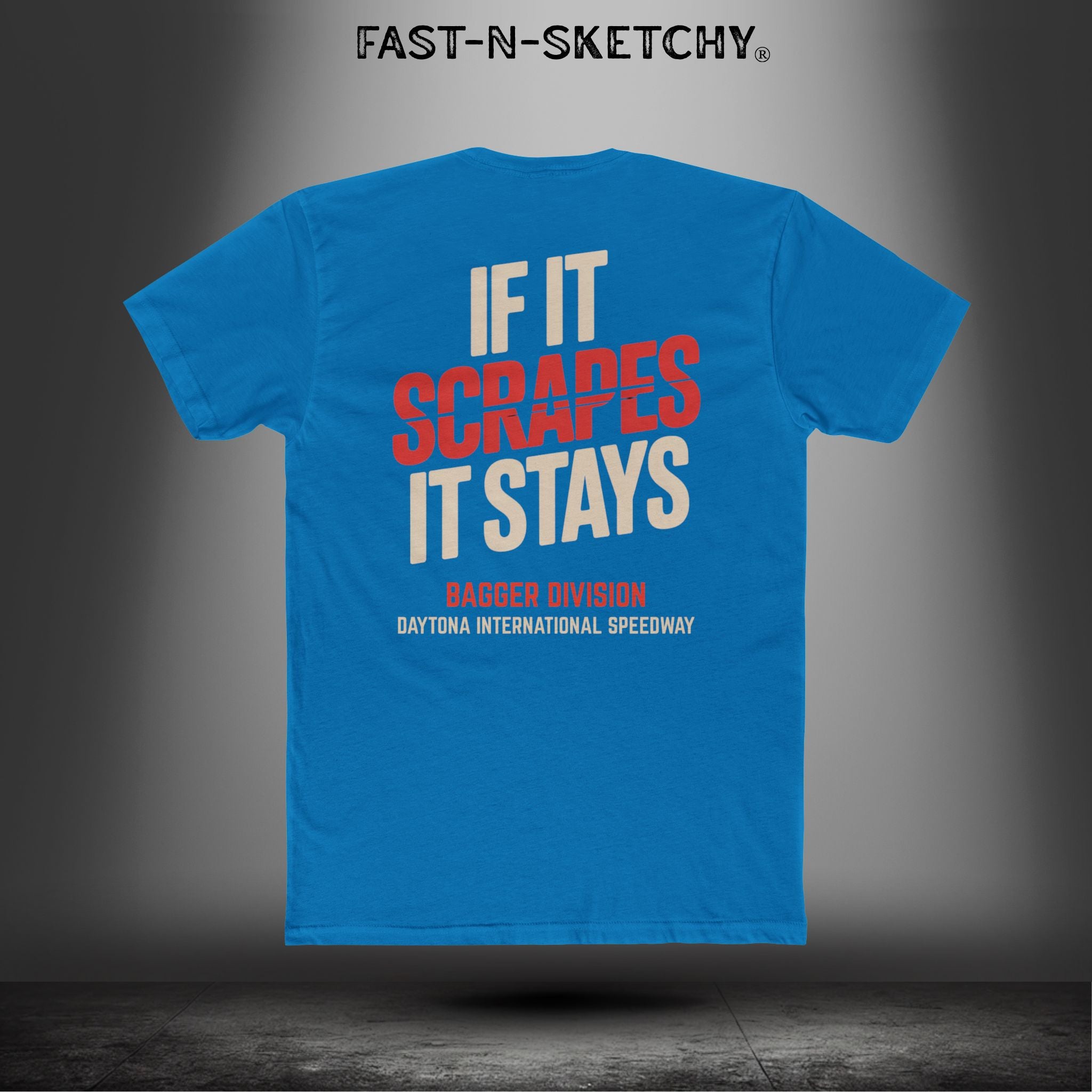 If It Scarpes, It Stays: Daytona Bike Week Bagger Racing Biker Edition Relaxed Classic Tee