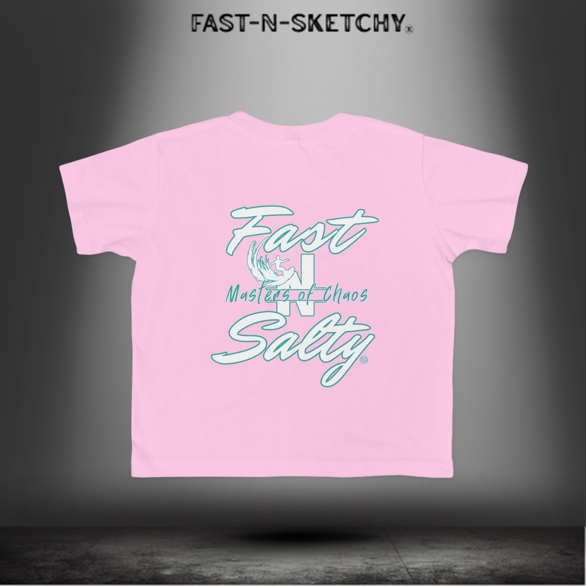 FAST-N-SALTY™ Salty & Sketchy – Toddler Tee | Saltwater in the Veins. Mischief in the Soul.