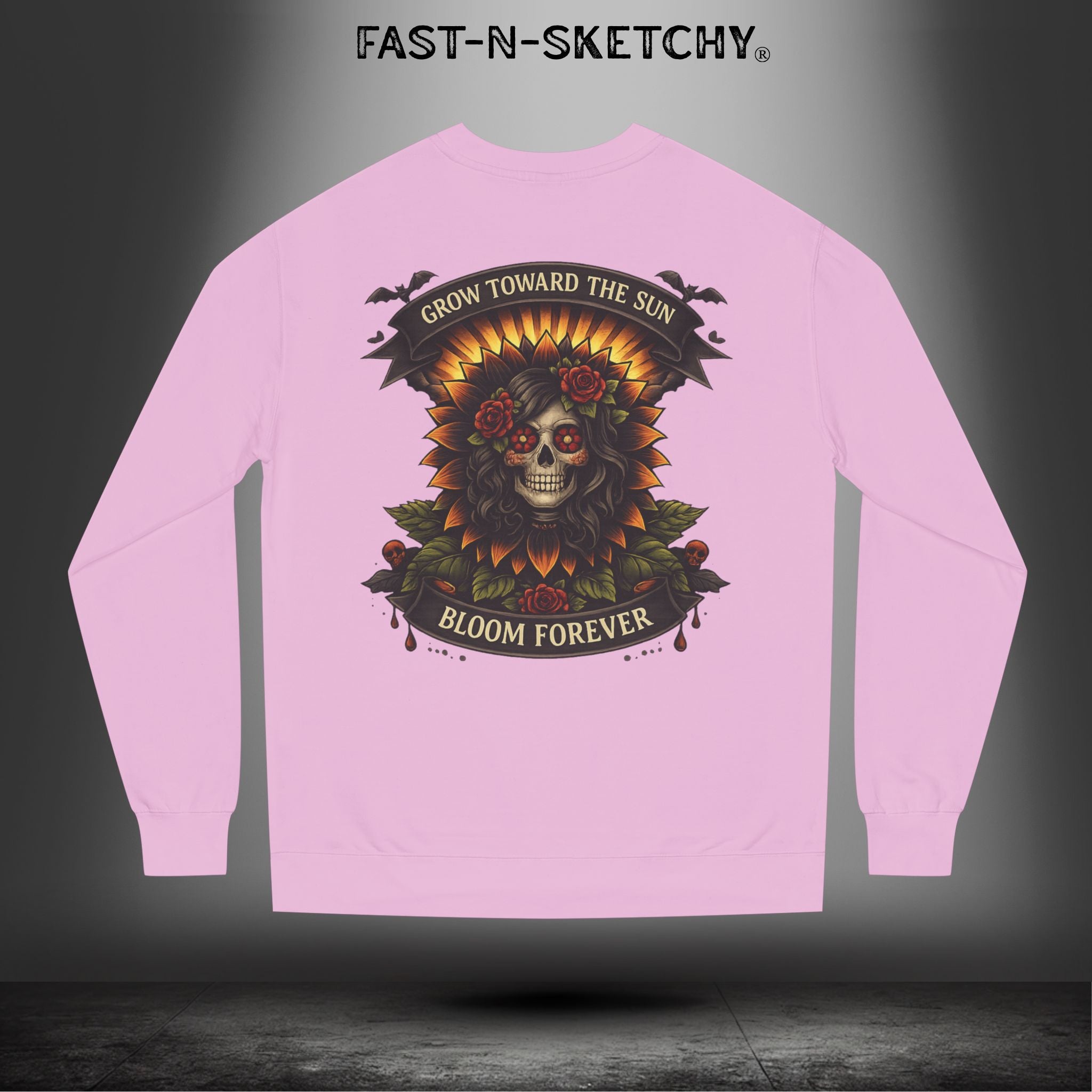 Grow Towards the Sun, Bloom Forever: Crewneck Sweatshirt
