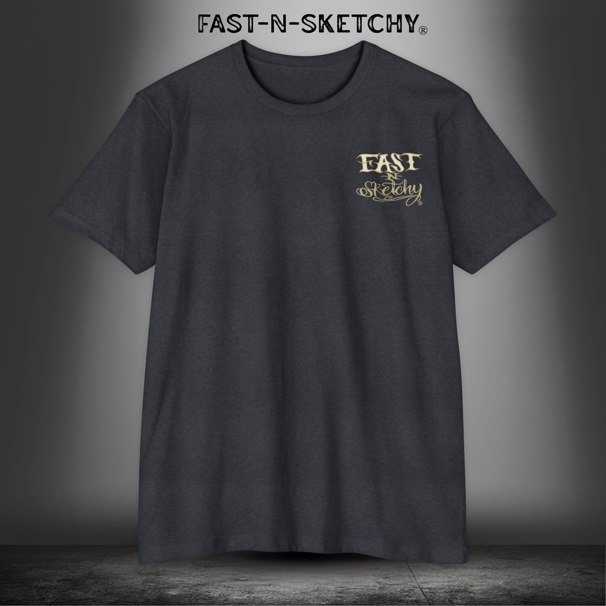 FROM THE SWAMP TO THE FAST LANE - FAST-N-SKETCHY®: - T-shirt Next Level 6210