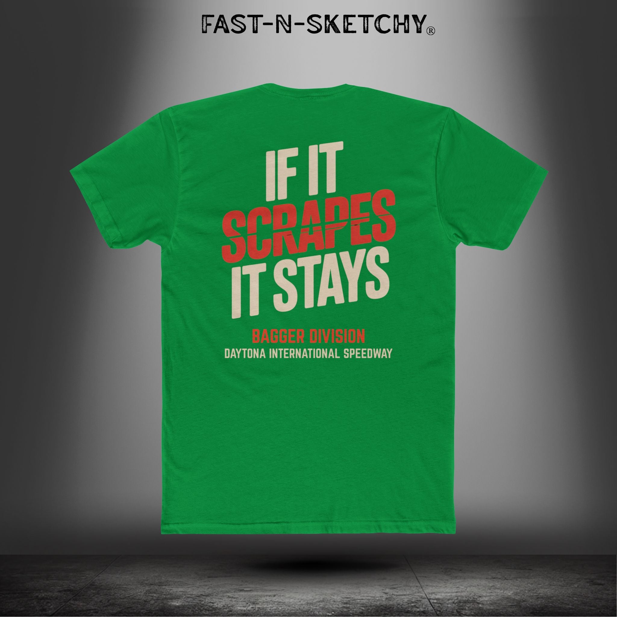 If It Scarpes, It Stays: Daytona Bike Week Bagger Racing Biker Edition Relaxed Classic Tee