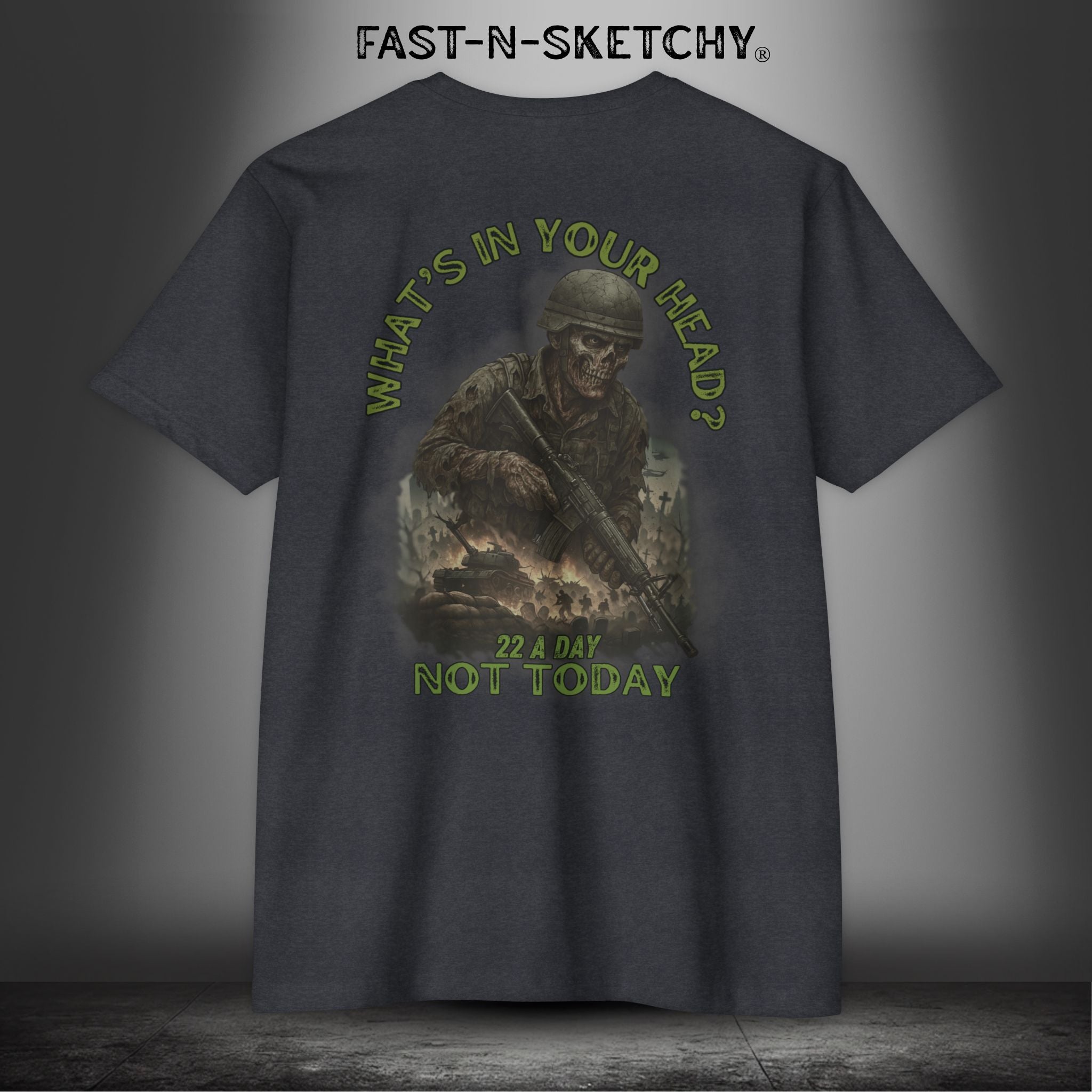 What's In Your Head? 22 a Day, Not Today! Zombie Military Edition