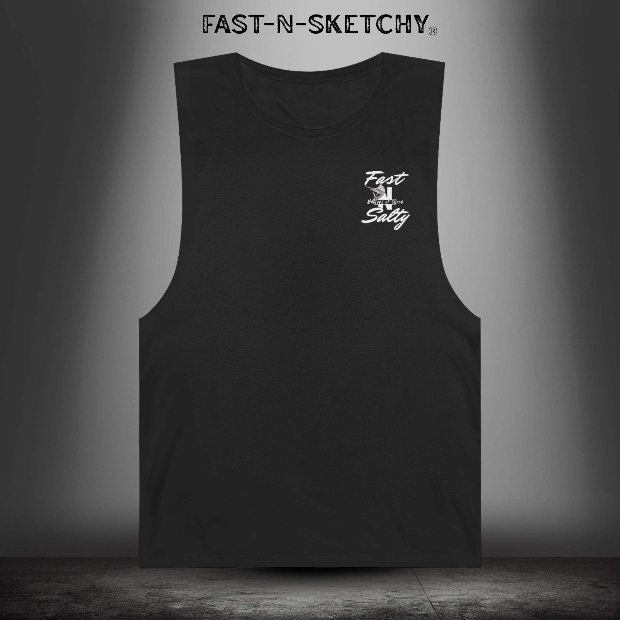 WE GREW HERE, YOU FLEW HERE, GO AWAY: Muscle Tank Top (Dark Colors)