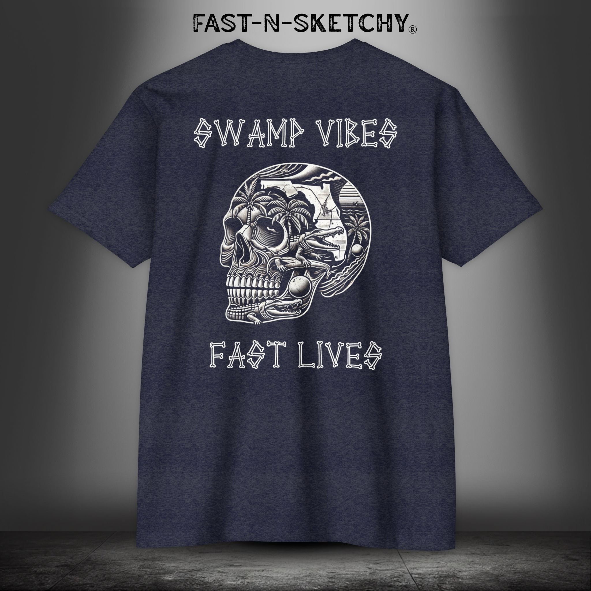 SWAMP VIBES & FAST LIVES #2 - T-shirt Next Level 6210