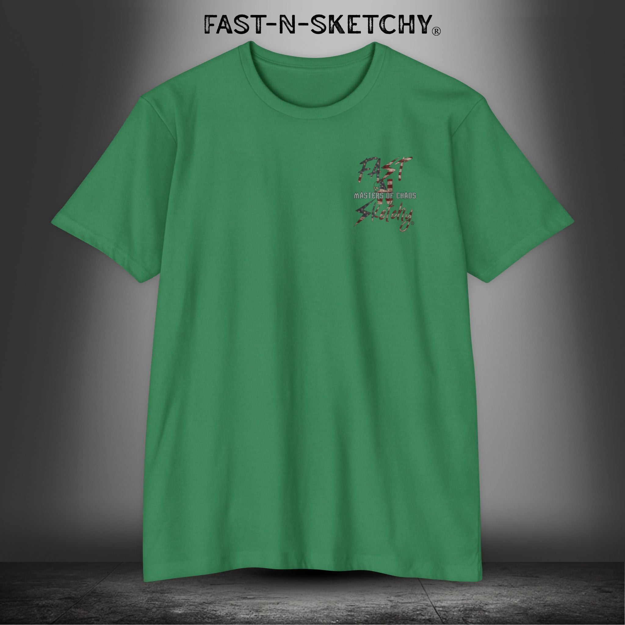 Forged in Darkness Military Edition — "Guided by the Light" Patriotic Tee