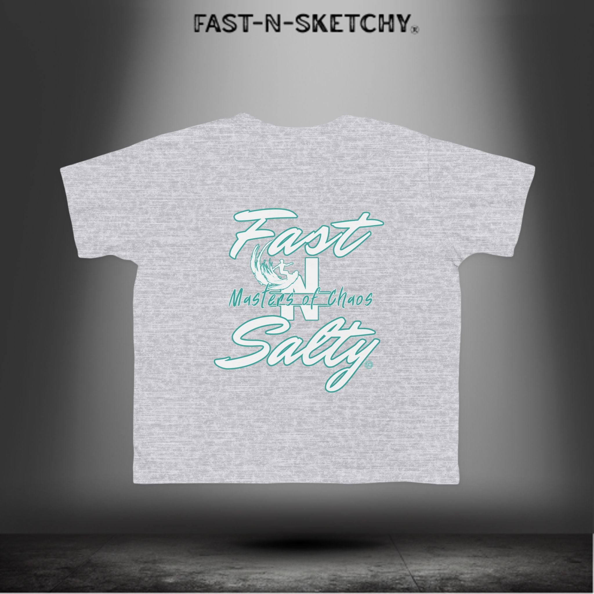 FAST-N-SALTY™ Salty & Sketchy – Toddler Tee | Saltwater in the Veins. Mischief in the Soul.