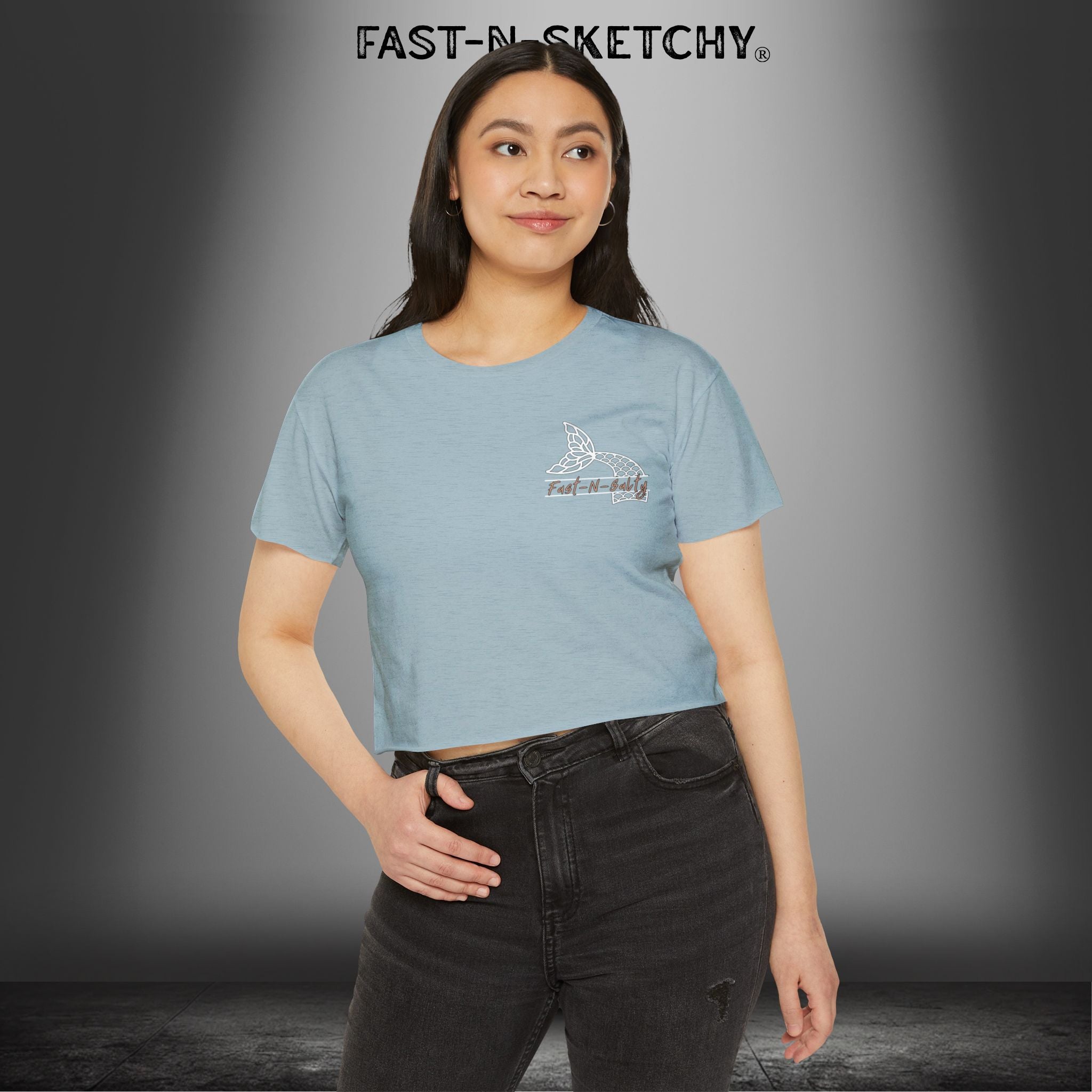 Wicked Wahine - FAST-N-SALTY - Crop Top