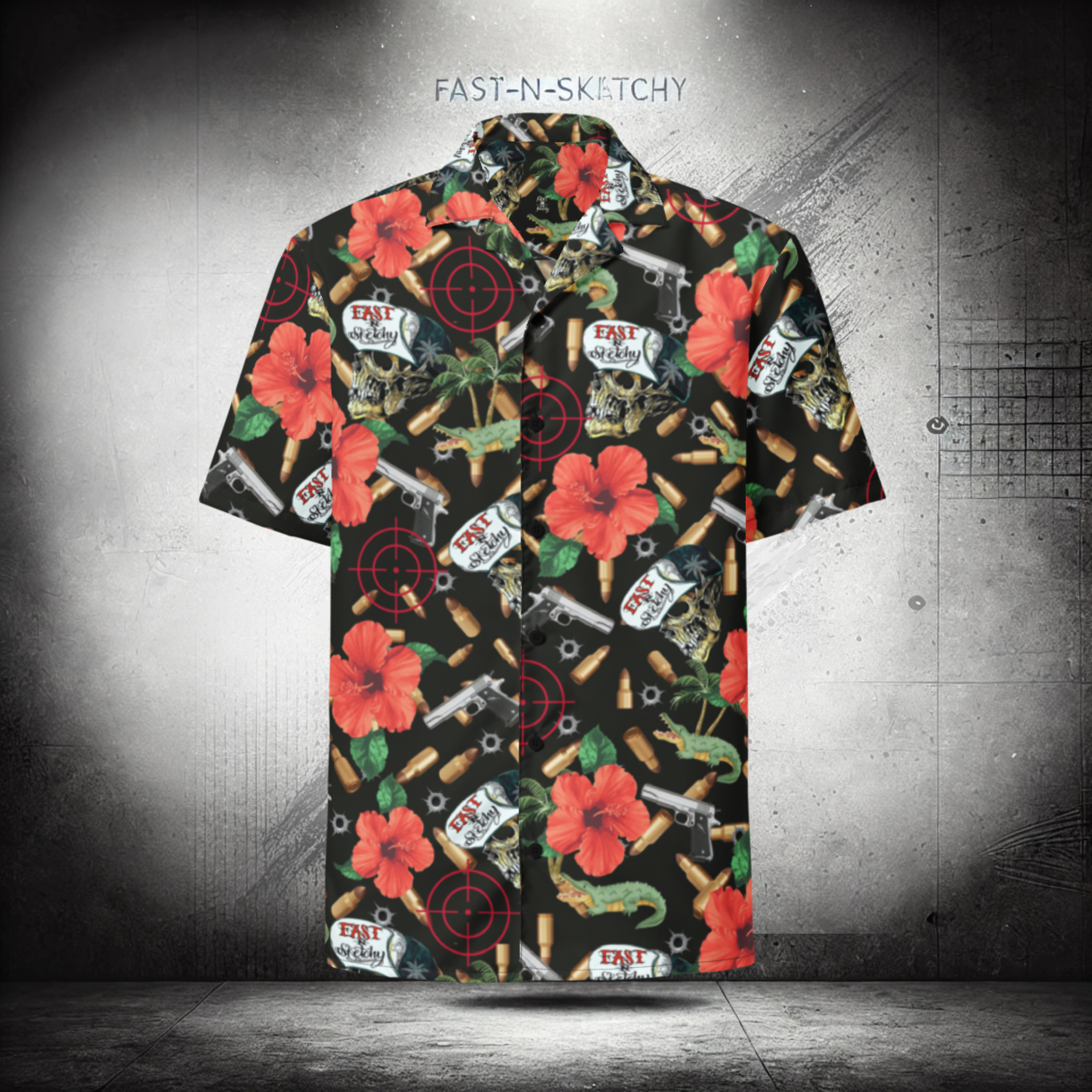 "Hawaiian Style" Button Down Shirt for the Summer Fun