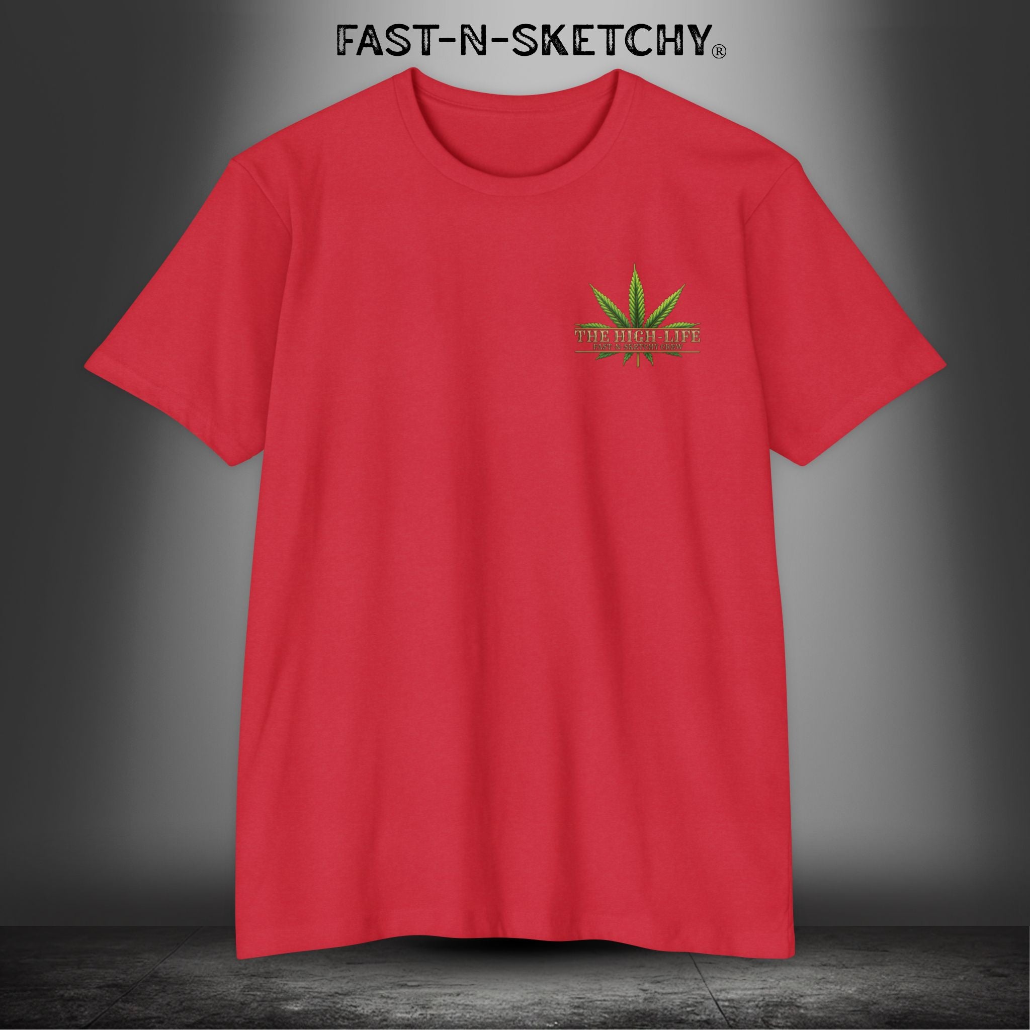 The Highlife: Roll Fatties & Bang Baddies: Biker Edition Premium Fitted Tee