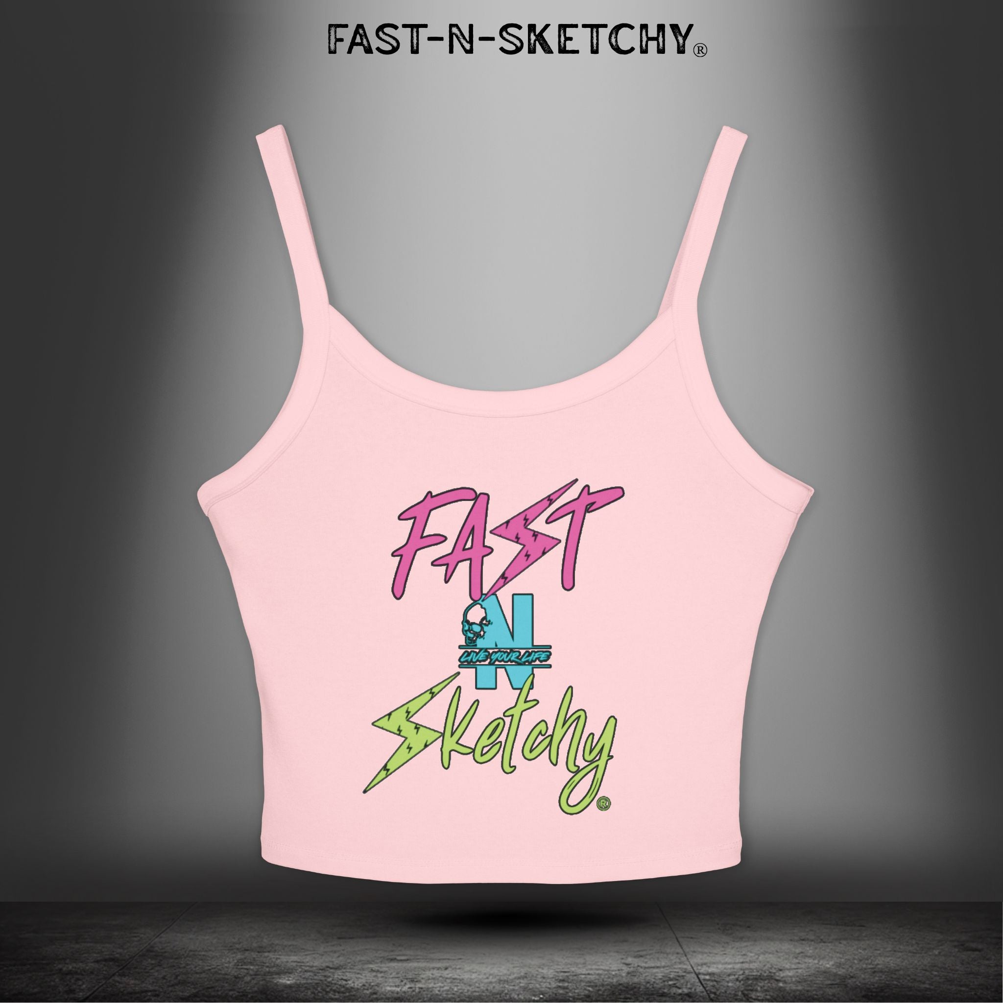 FAST-N-SKETCHY®: Spaghetti Strap Tank Top