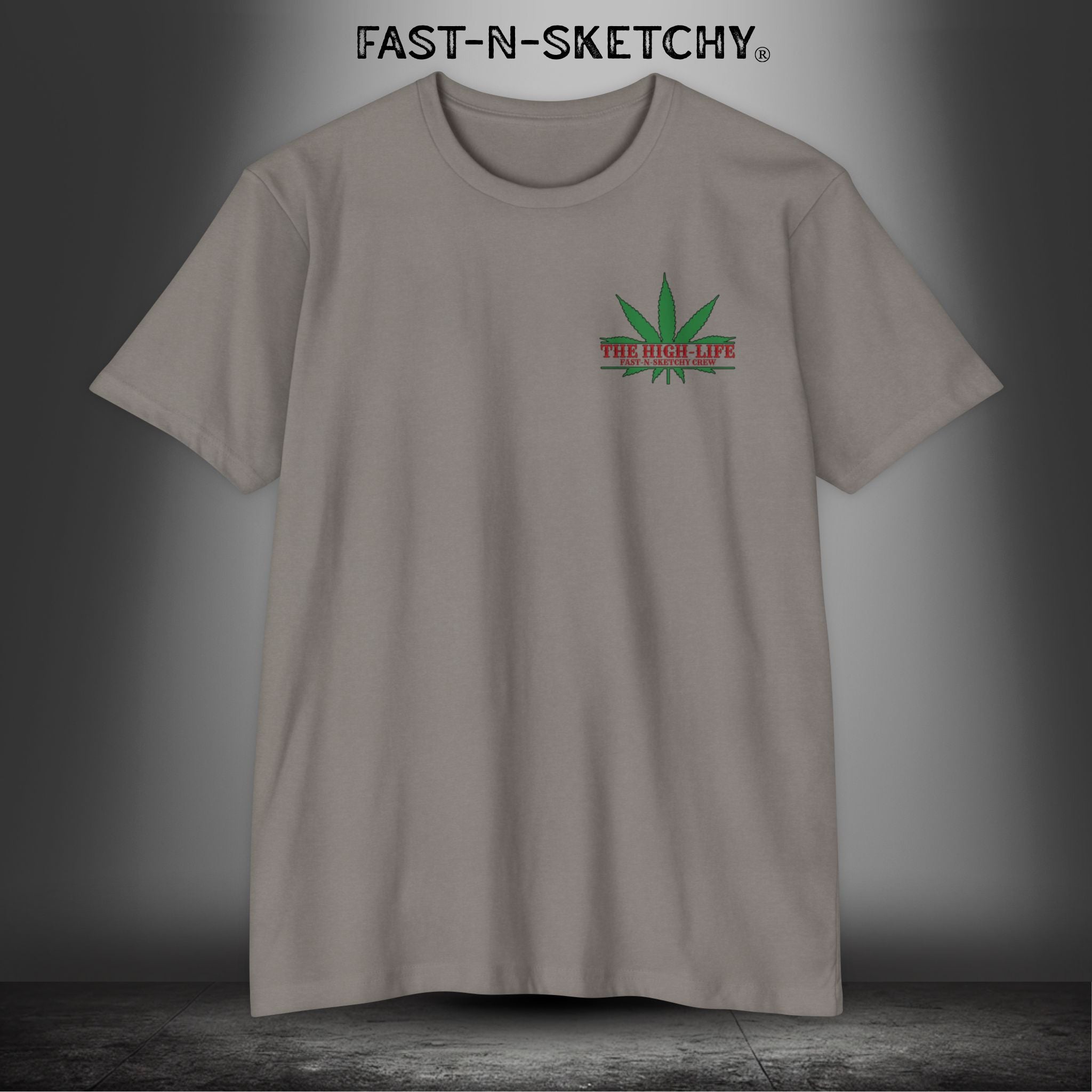 The Highlife: Roll Fatties & Bang Baddies: Biker Edition Premium Fitted Tee
