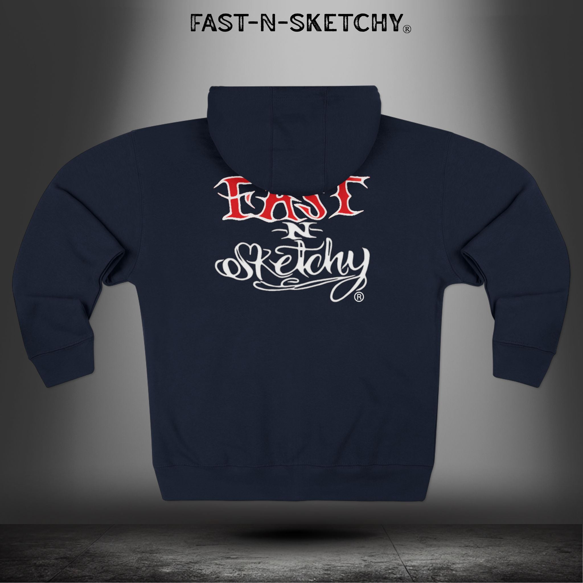 ORIGINAL FNS LOGO: Full Zip Hoodie