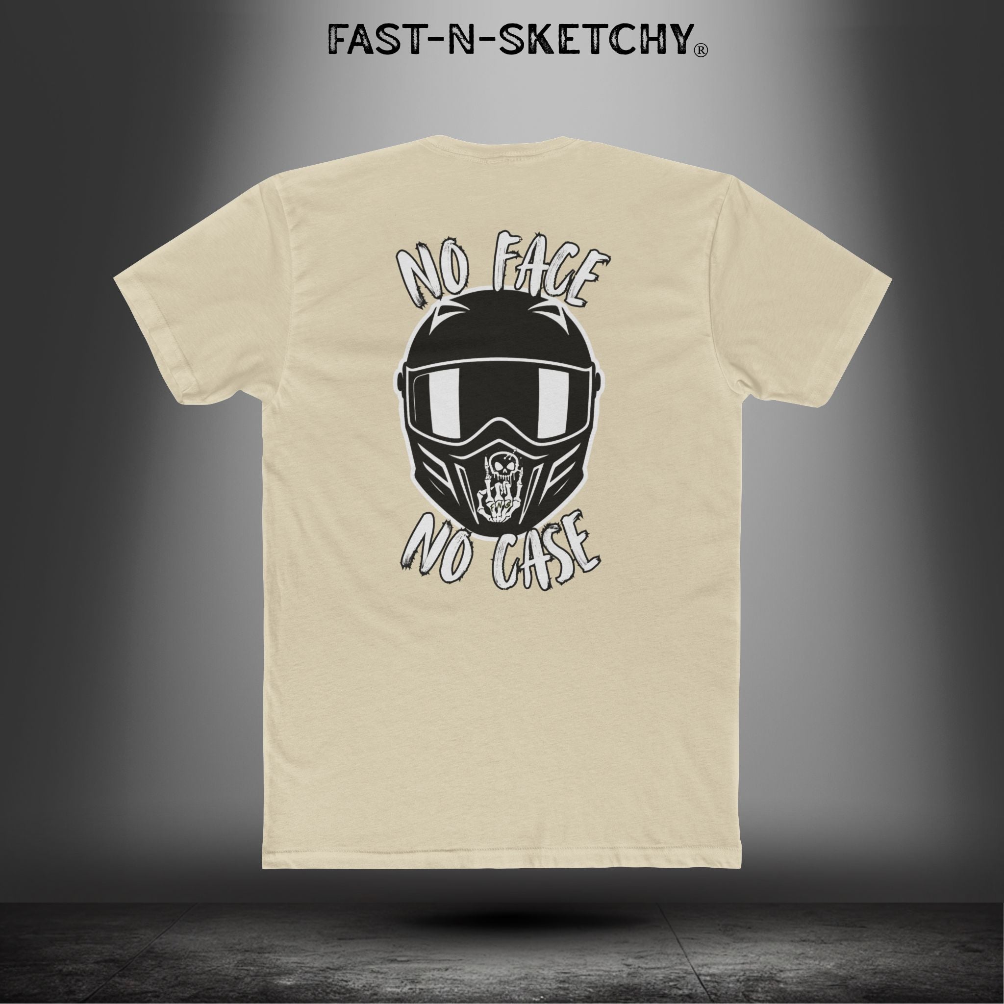 No Face, No Case: Biker Edition Relaxed Classic Tee (S-5XL)