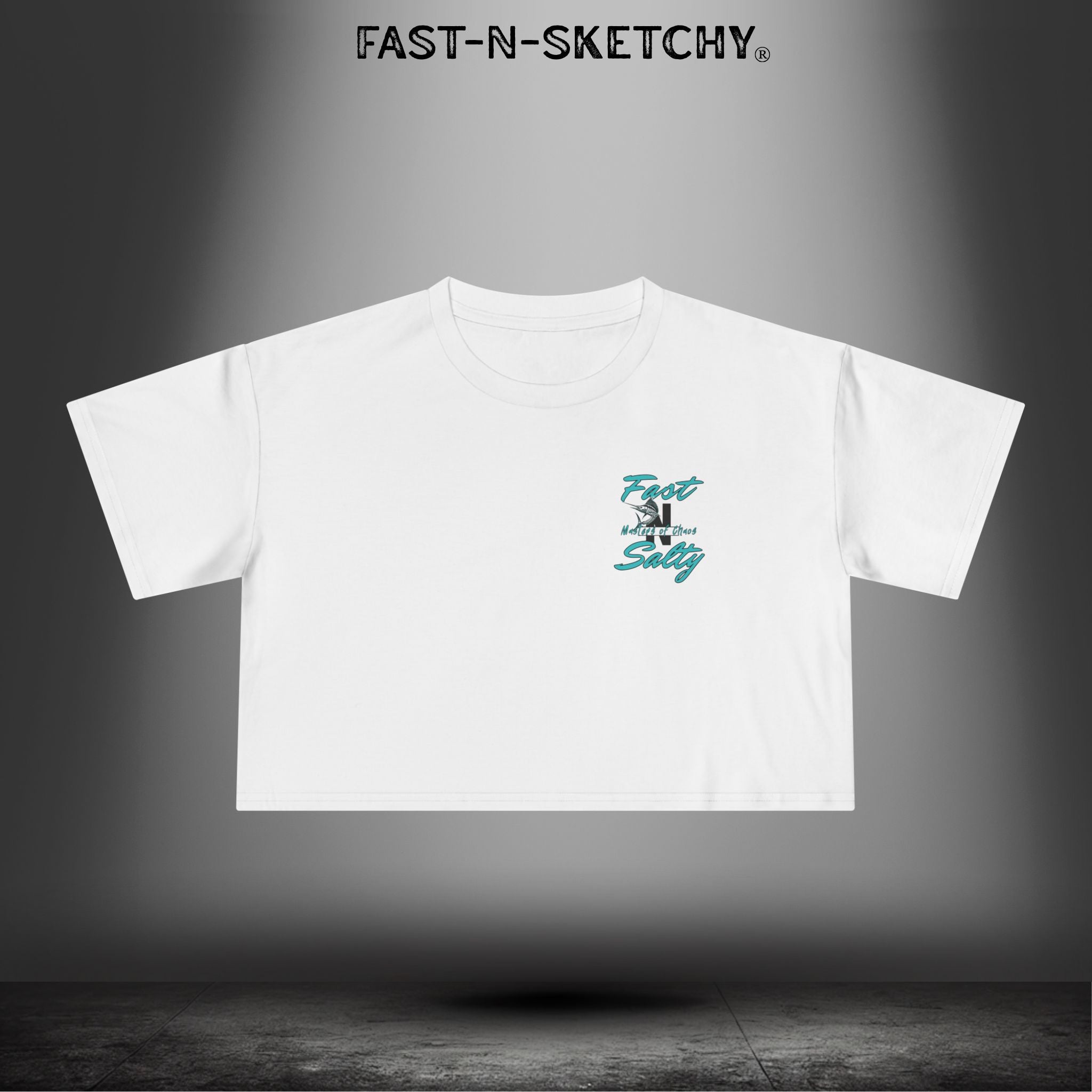 WE GREW HERE, YOU FLEW HERE, GO AWAY: Crop Top (Medium-Weight)