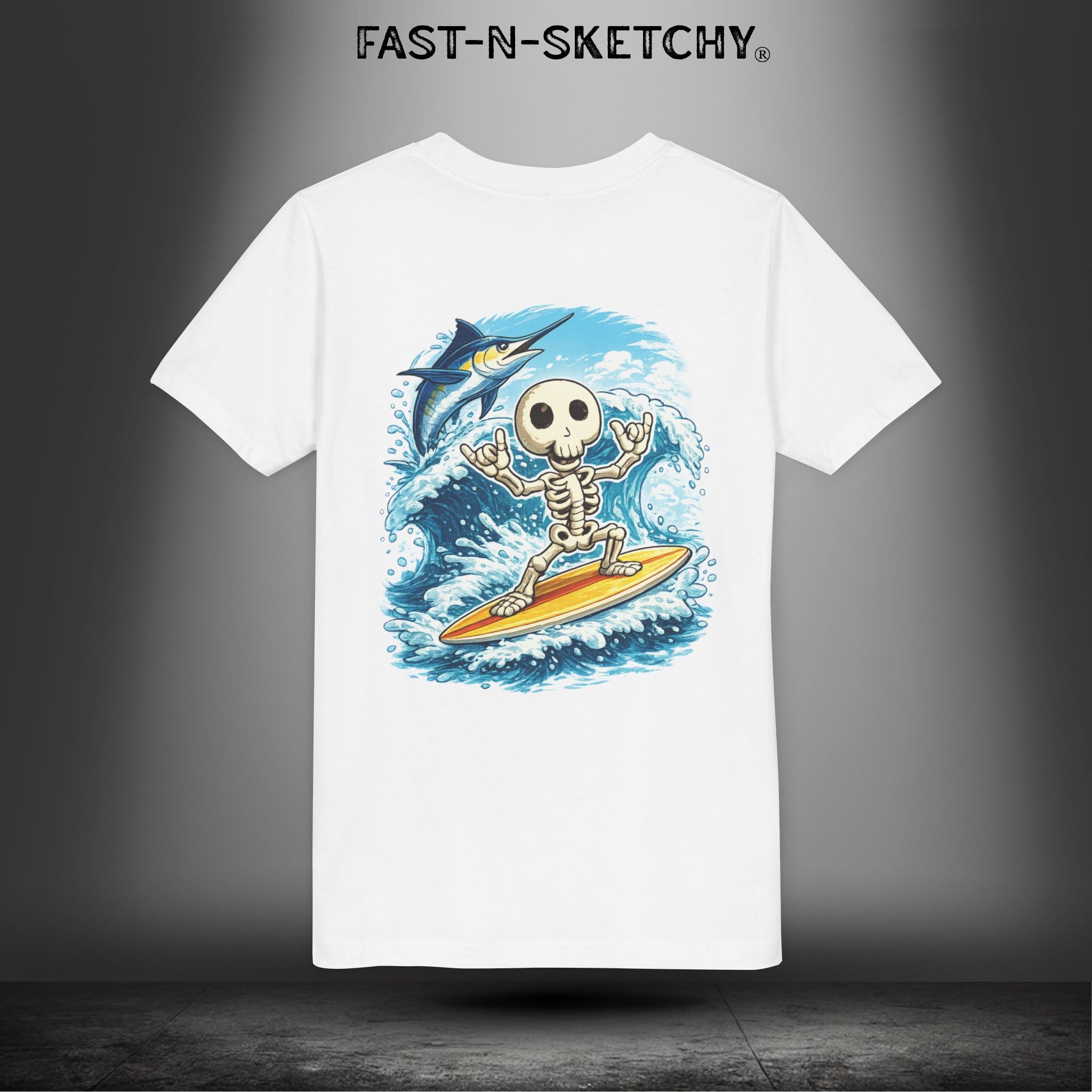 Surfing Skeleton: JAMO Collection, Made by Kids - Youth Tee
