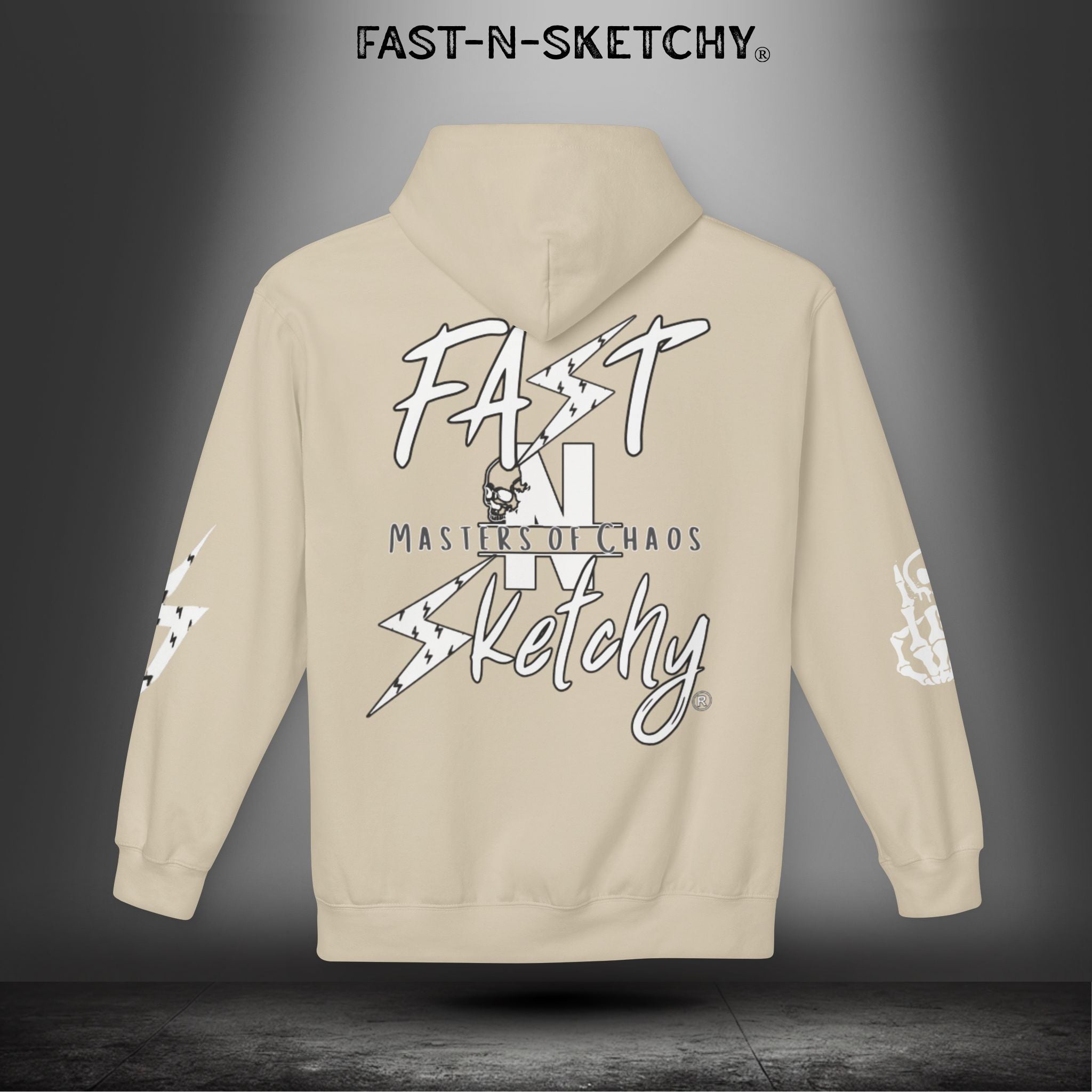 FAST-N-SKETCHY®: Fleece Hoodie 80/20 Blend (Dark Colors)