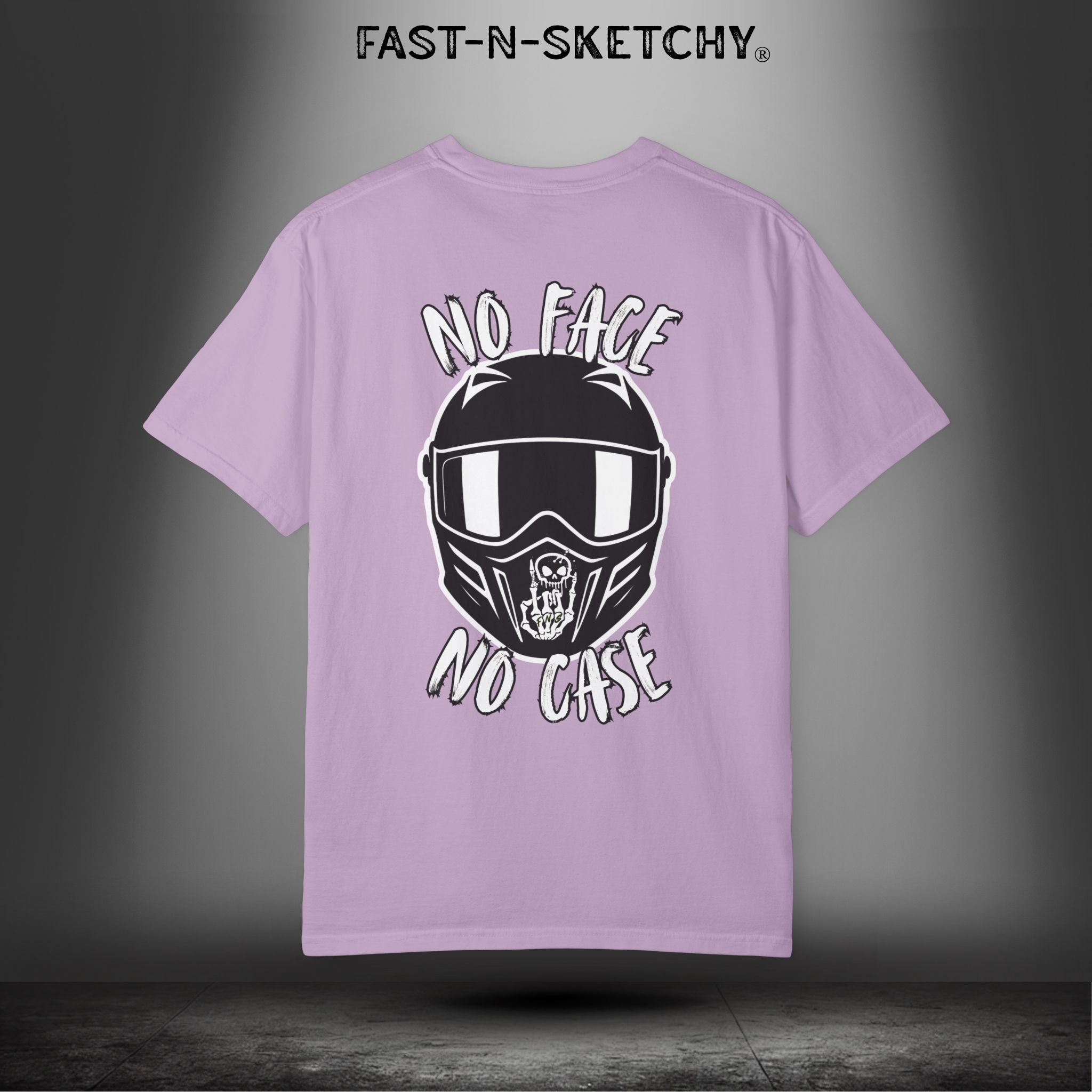 No Face, No Case: FAST-N-SKETCHY - T-Shirt up to 4XL (Multiple Colors)