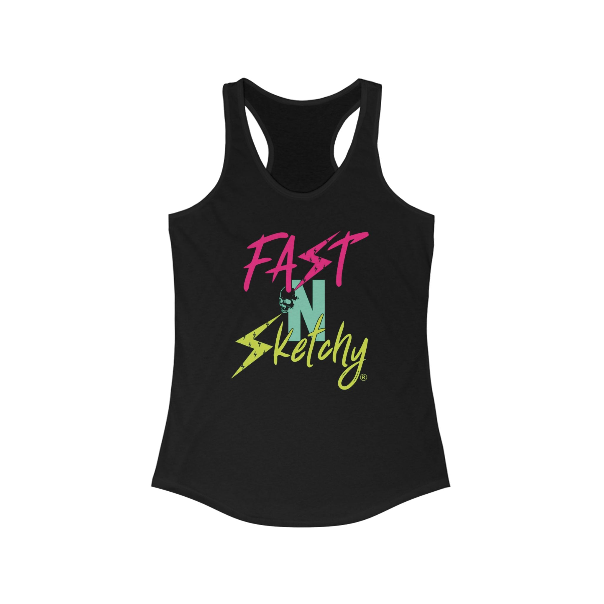 FAST-N-SKETCHY®: Racerback Tank (Hot Colors)