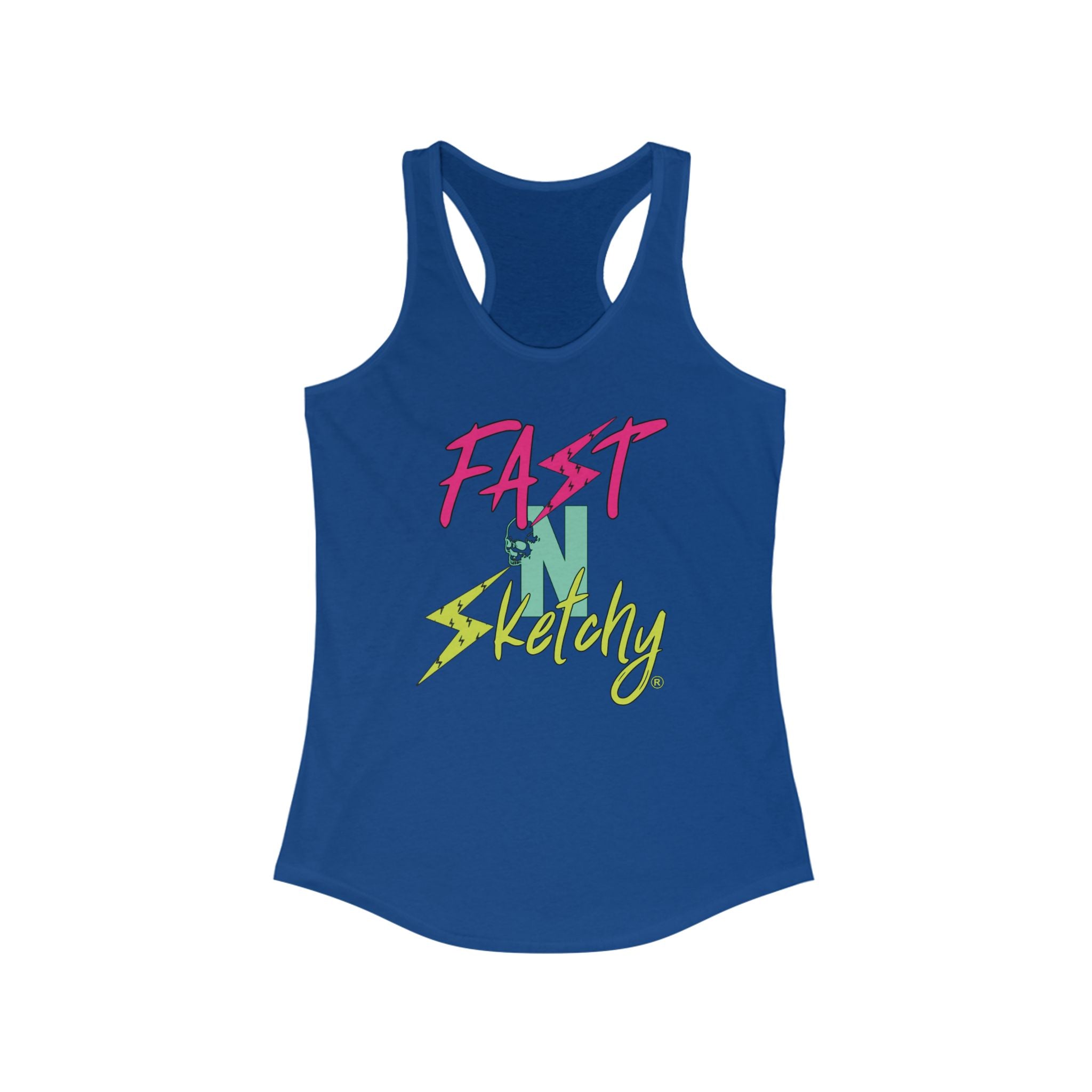 FAST-N-SKETCHY®: Racerback Tank (Hot Colors)