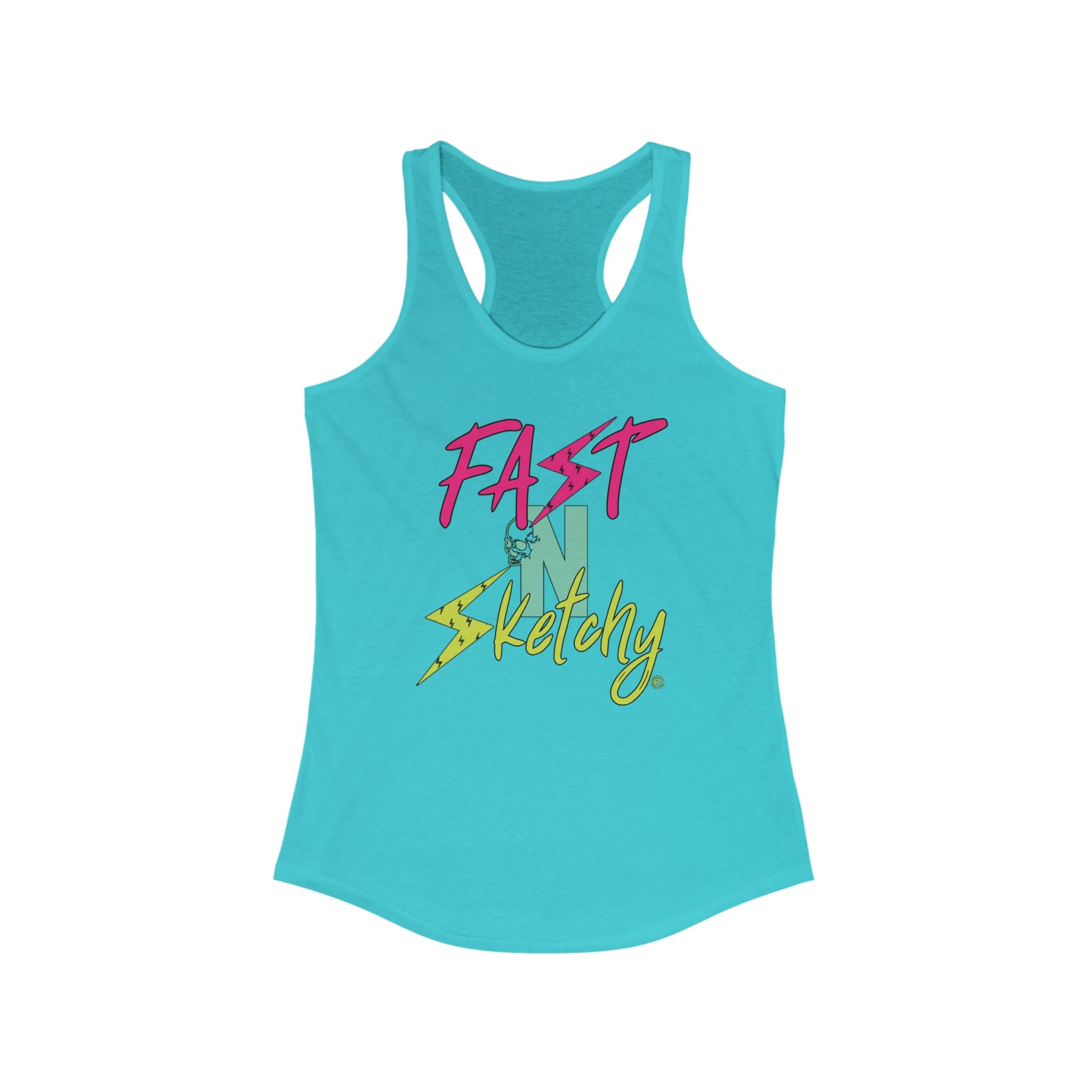 FAST-N-SKETCHY®: Racerback Tank (Hot Colors)