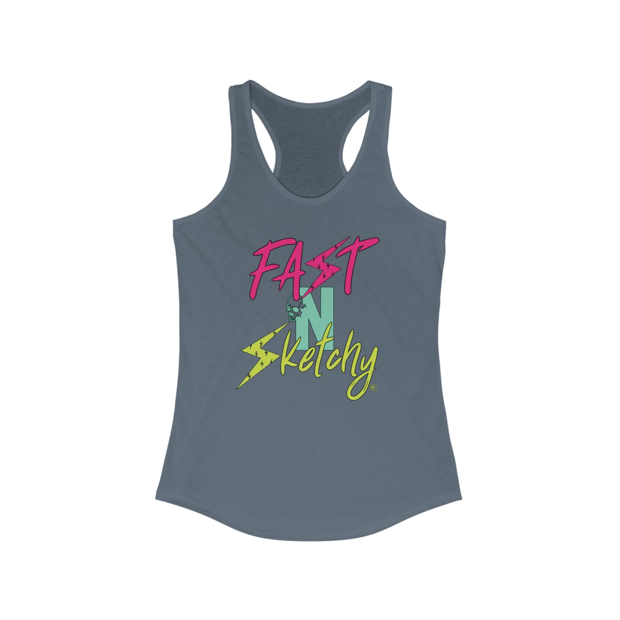 FAST-N-SKETCHY®: Racerback Tank (Hot Colors)