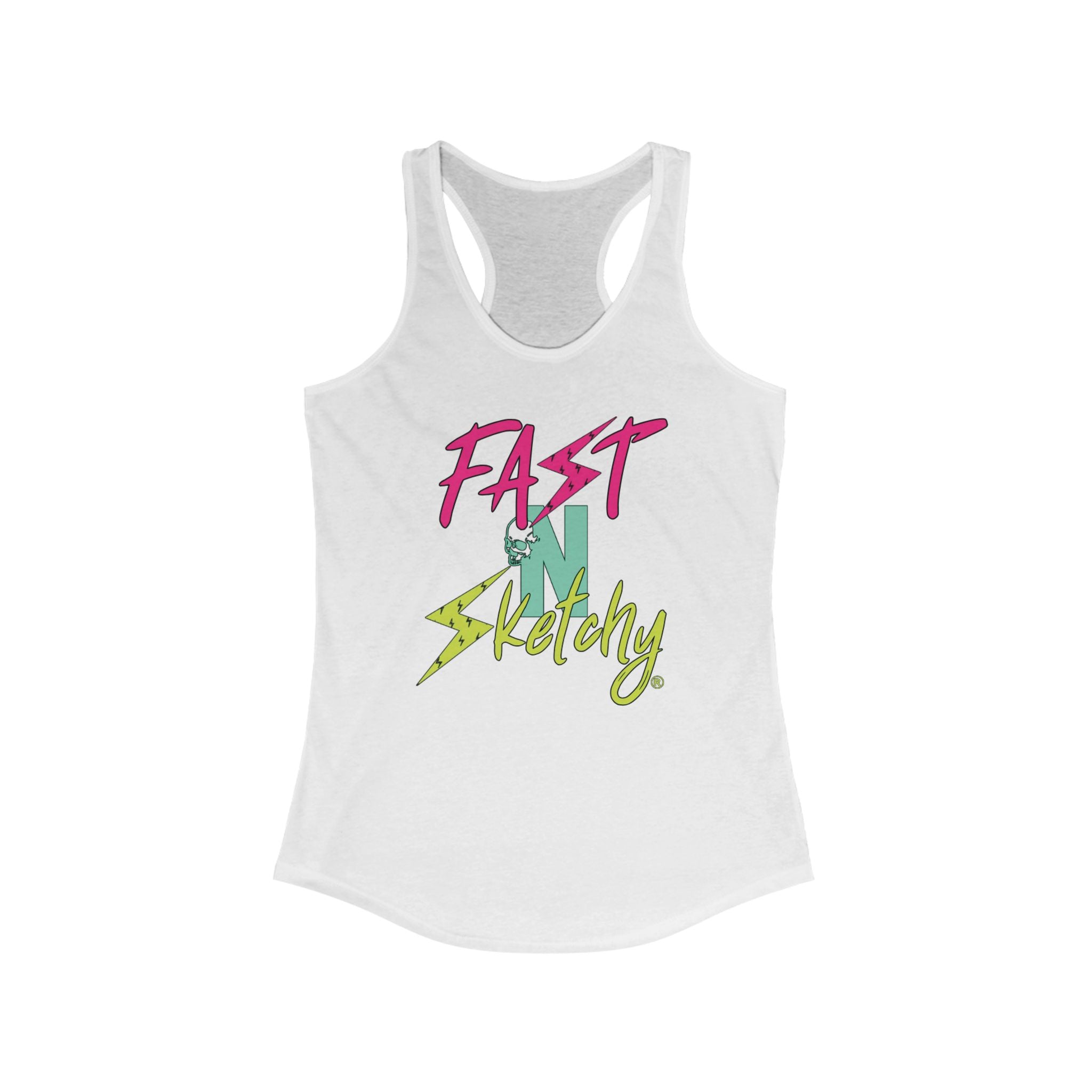 FAST-N-SKETCHY®: Racerback Tank (Hot Colors)