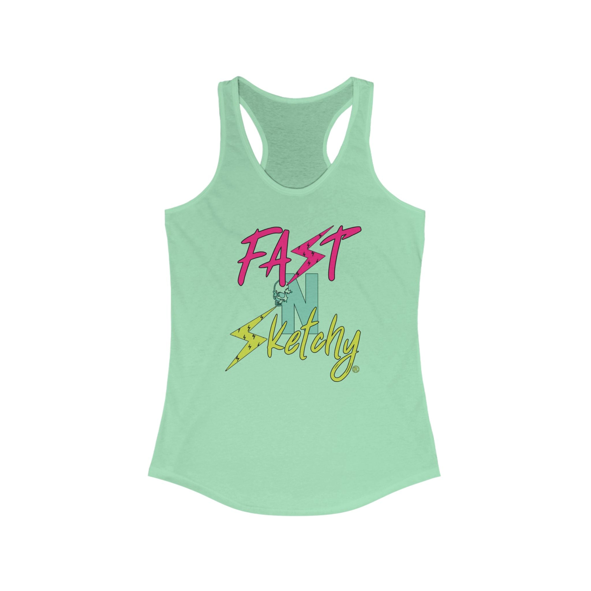 FAST-N-SKETCHY®: Racerback Tank (Hot Colors)