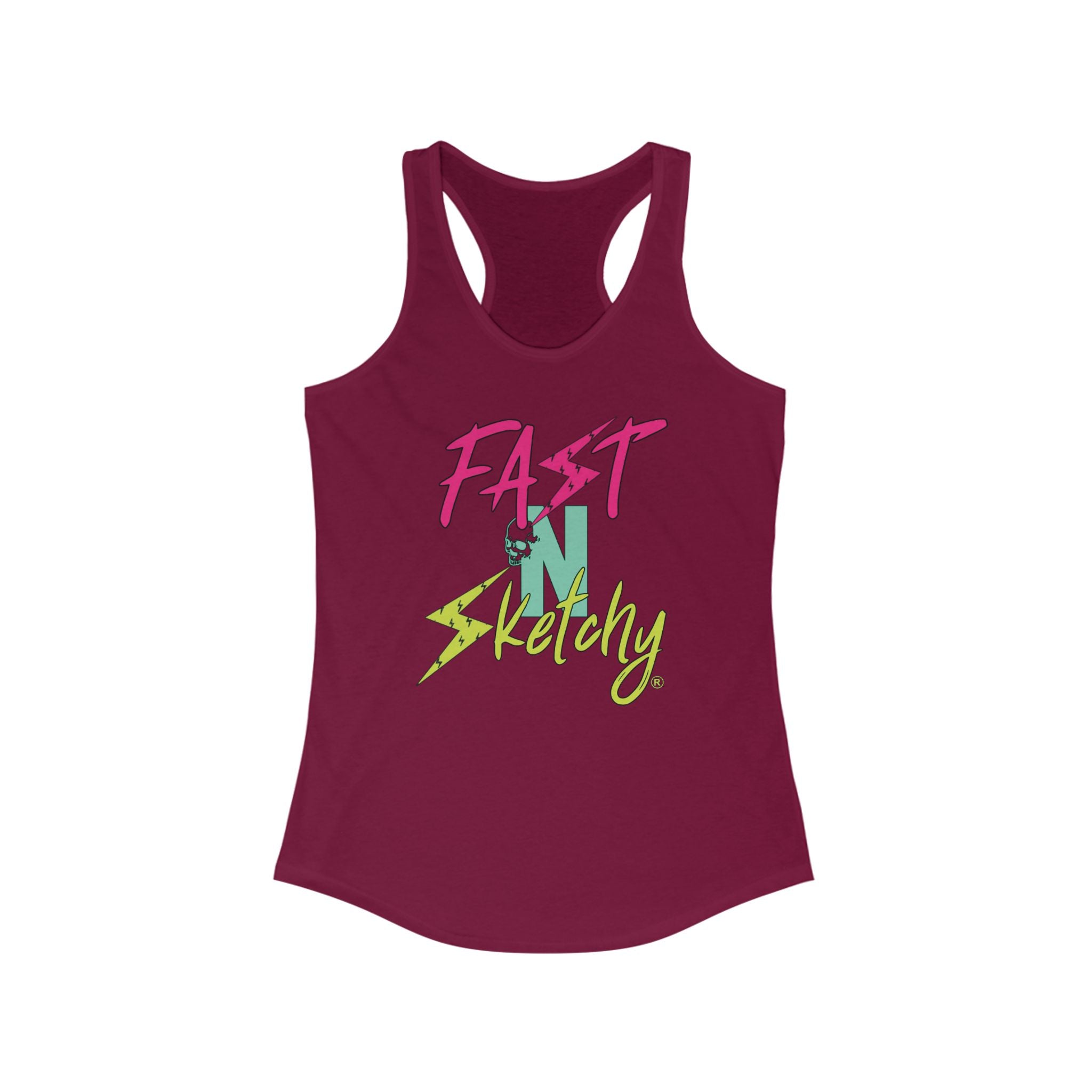 FAST-N-SKETCHY®: Racerback Tank (Hot Colors)