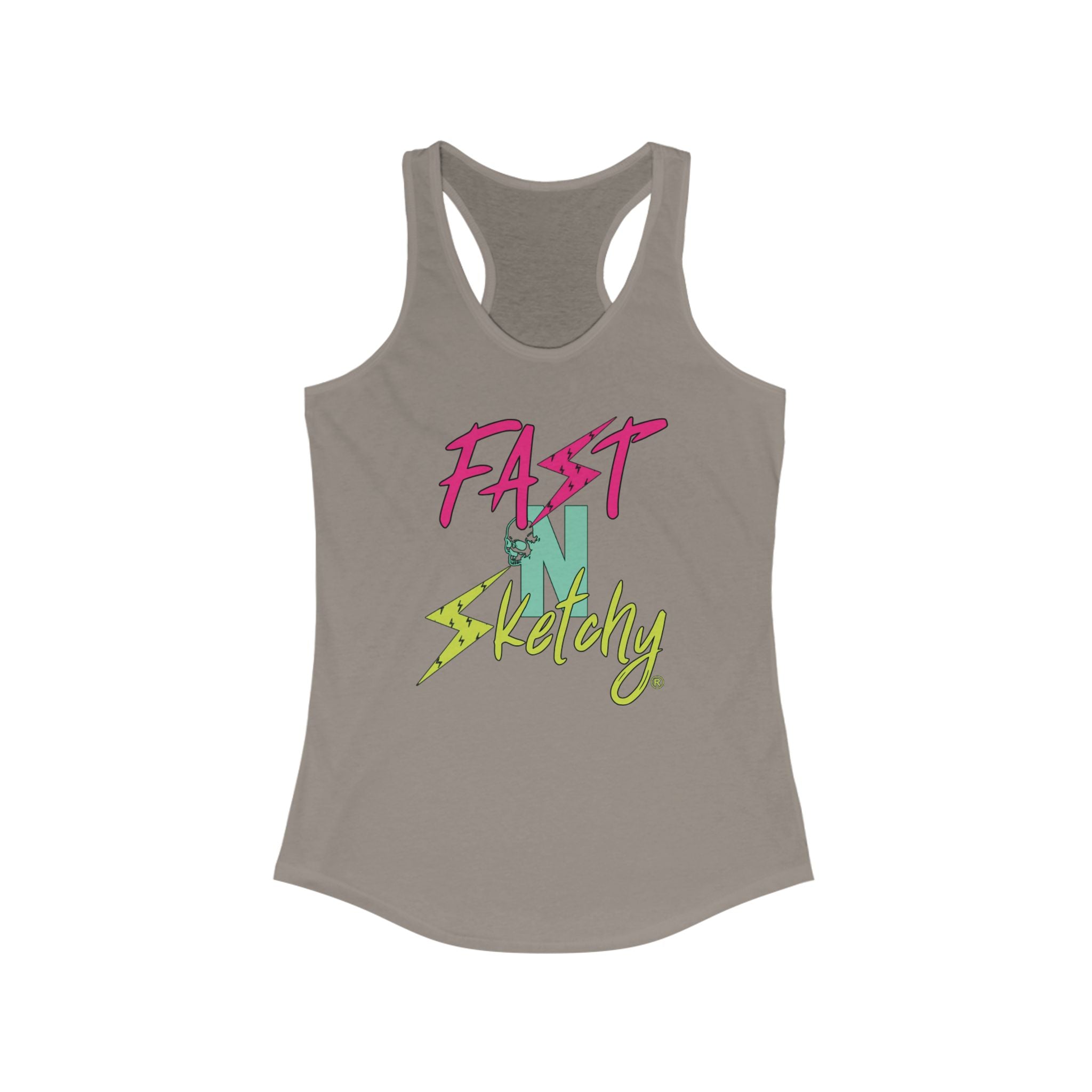 FAST-N-SKETCHY®: Racerback Tank (Hot Colors)