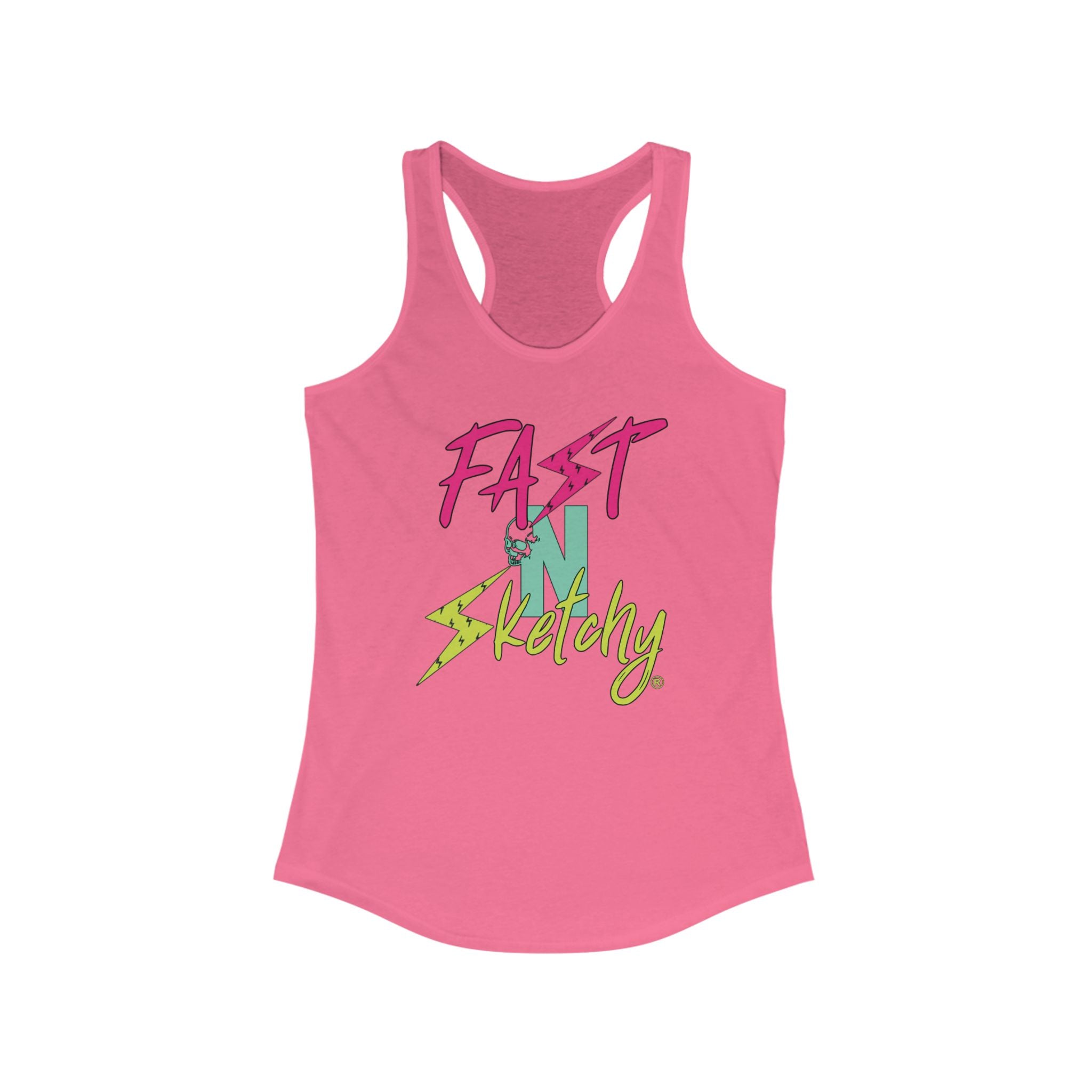 FAST-N-SKETCHY®: Racerback Tank (Hot Colors)