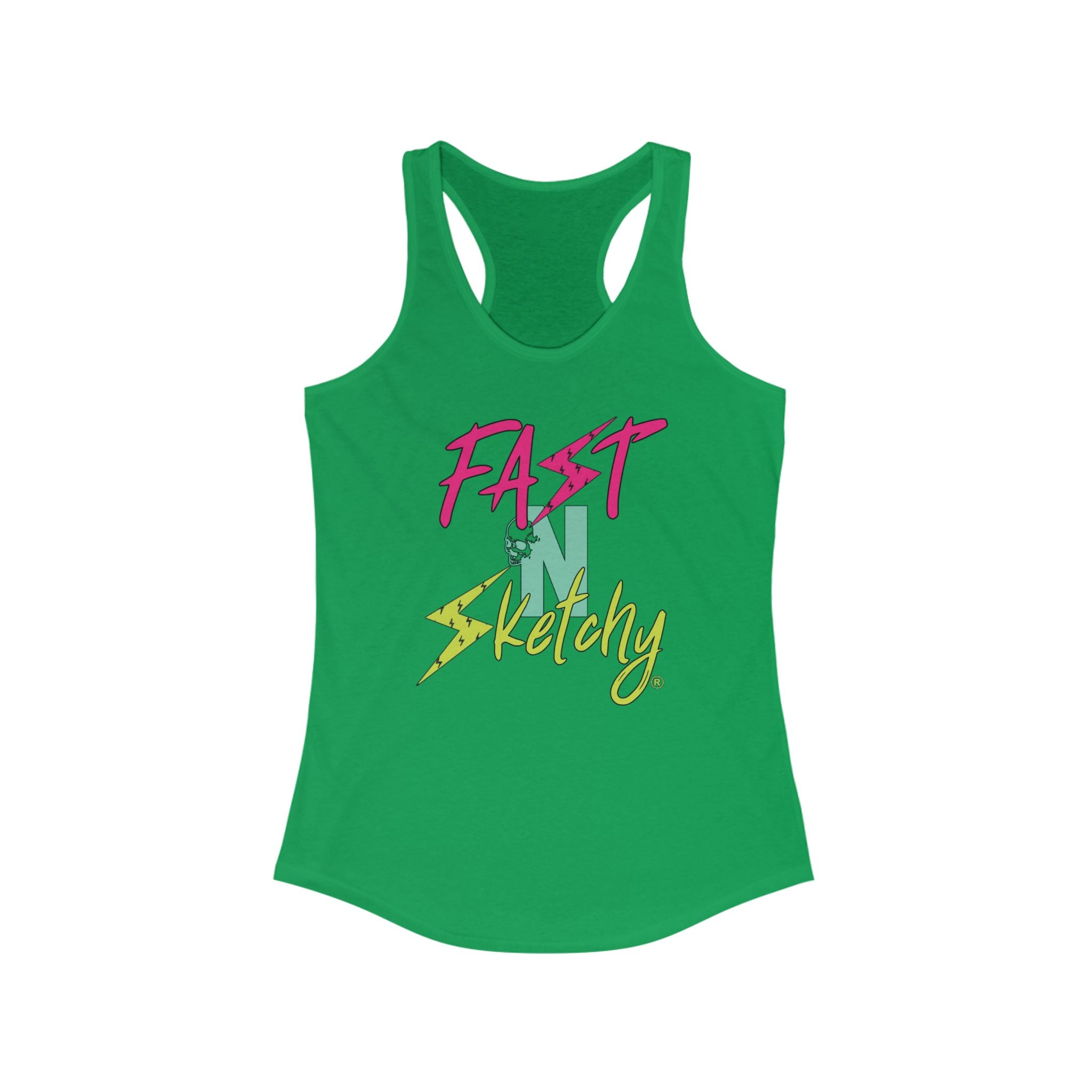 FAST-N-SKETCHY®: Racerback Tank (Hot Colors)