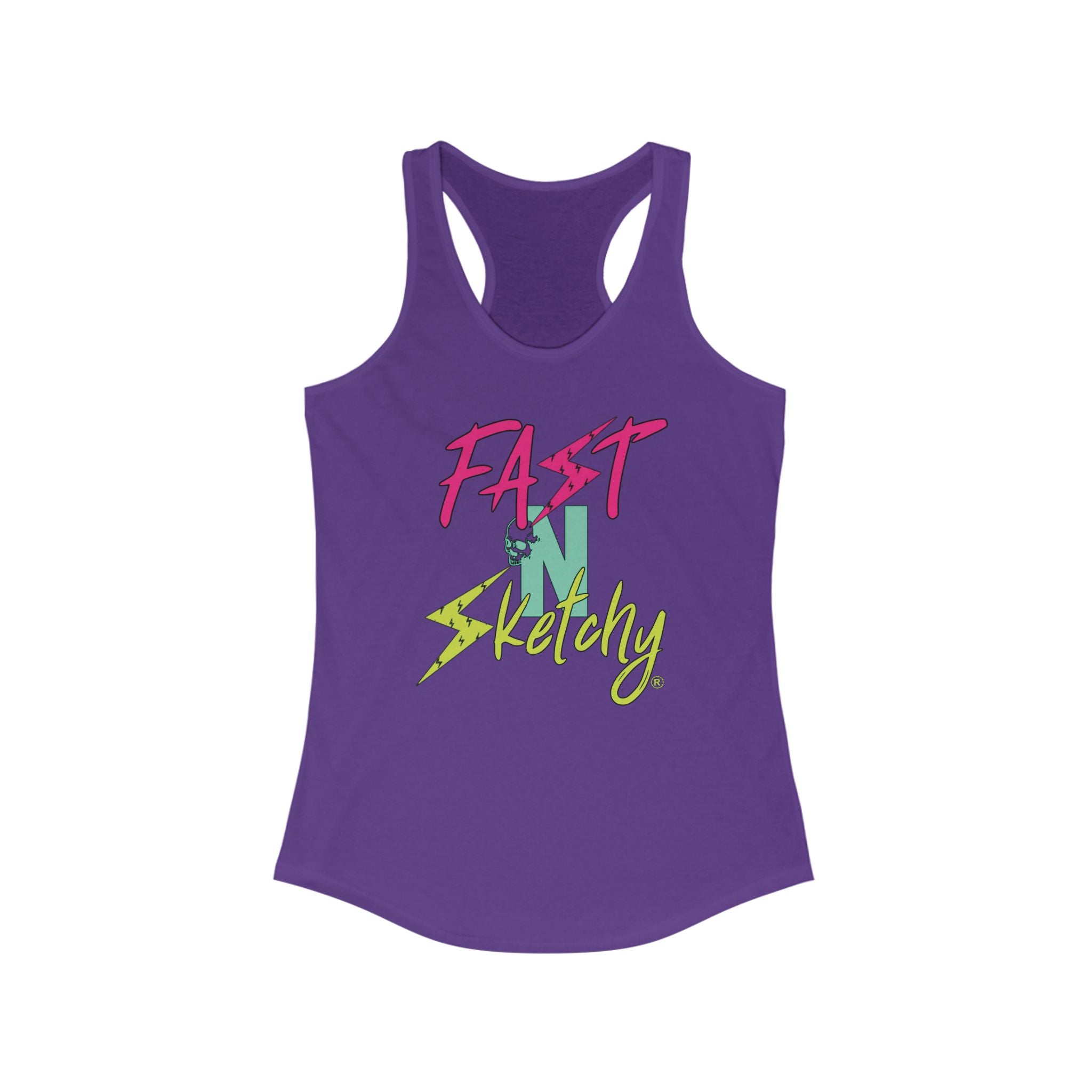FAST-N-SKETCHY®: Racerback Tank (Hot Colors)