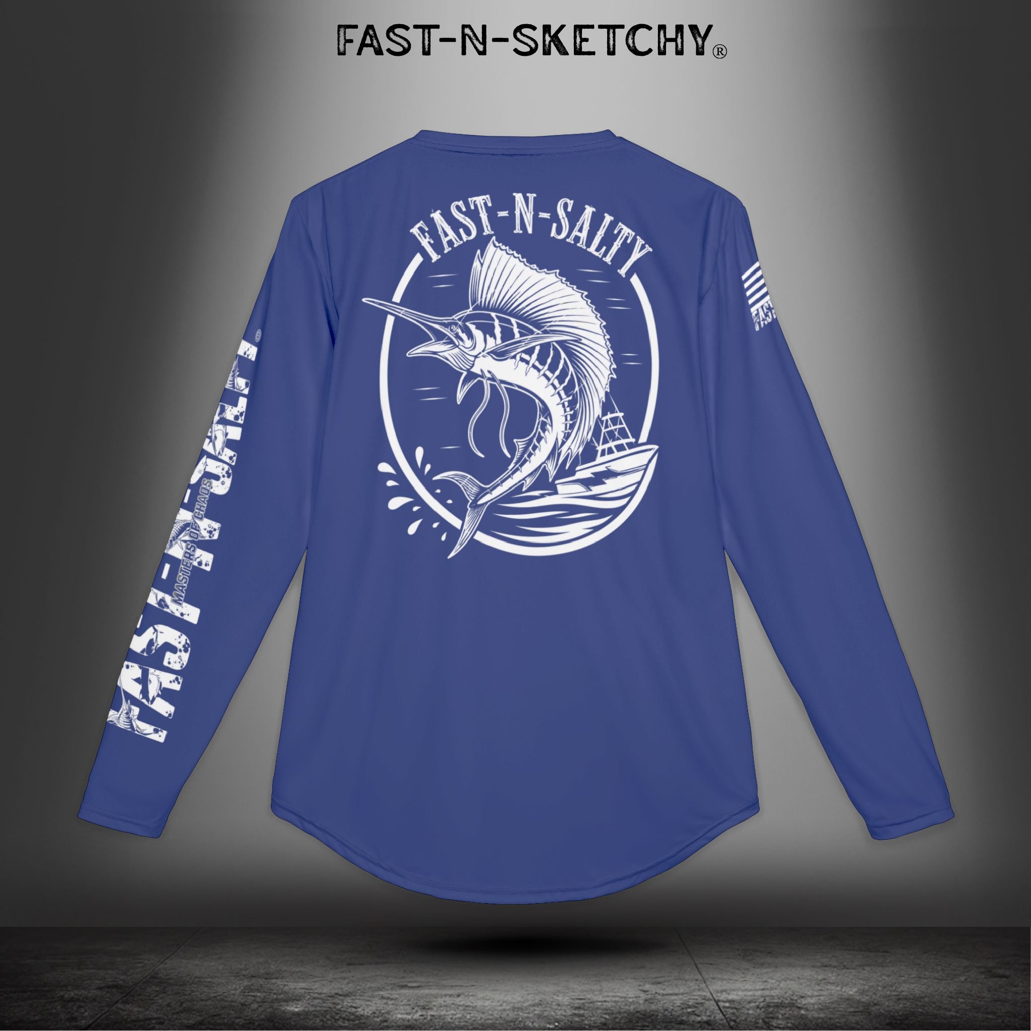 Sailfish Fast-N-Salty UV Protection Long Sleeve Shirt - Perfect for Outdoor Adventures and Fishing
