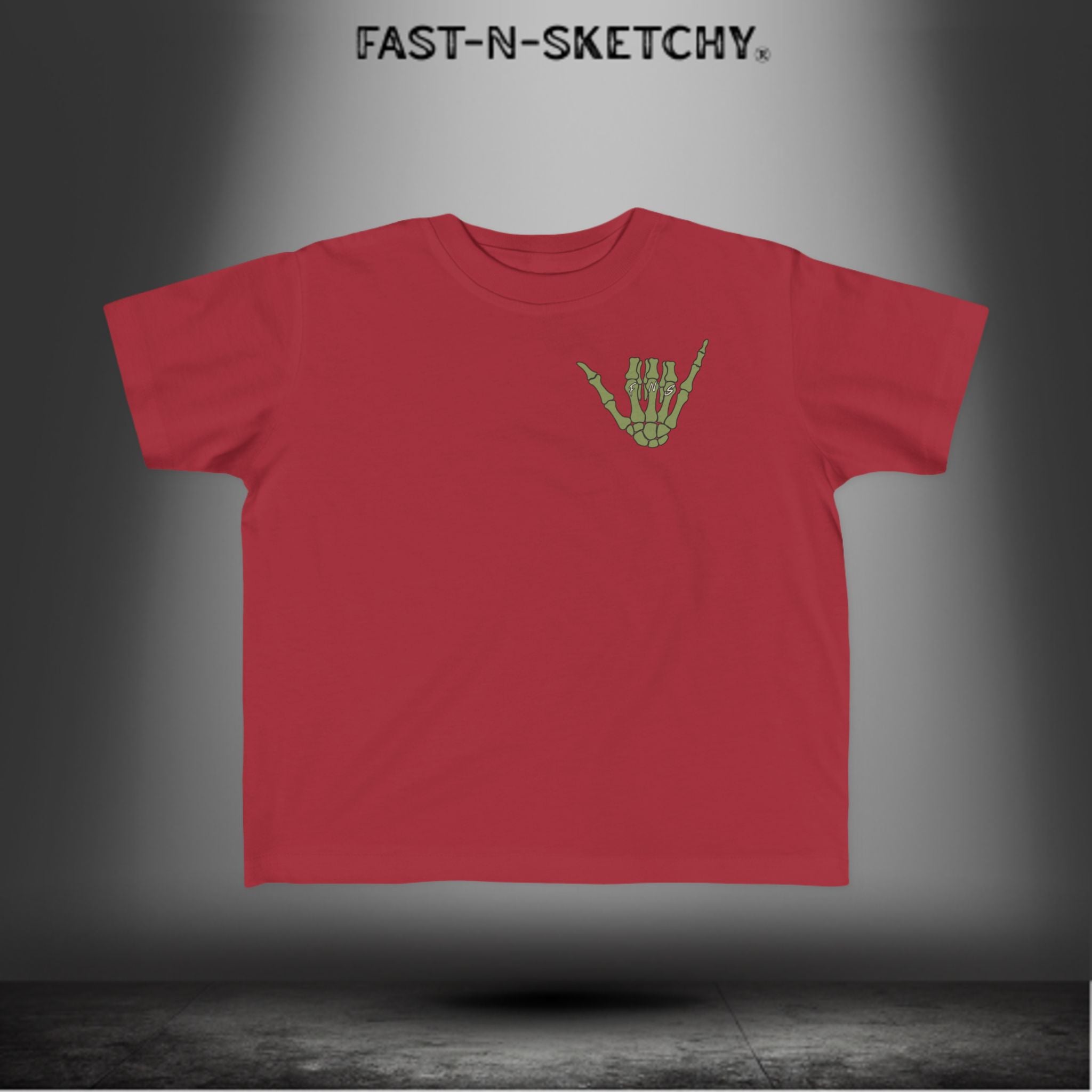 FAST-N-SKETCHY® Mayhem Starter Kit – Toddler Tee | All Gas. No Nap Time. Just Vibes.