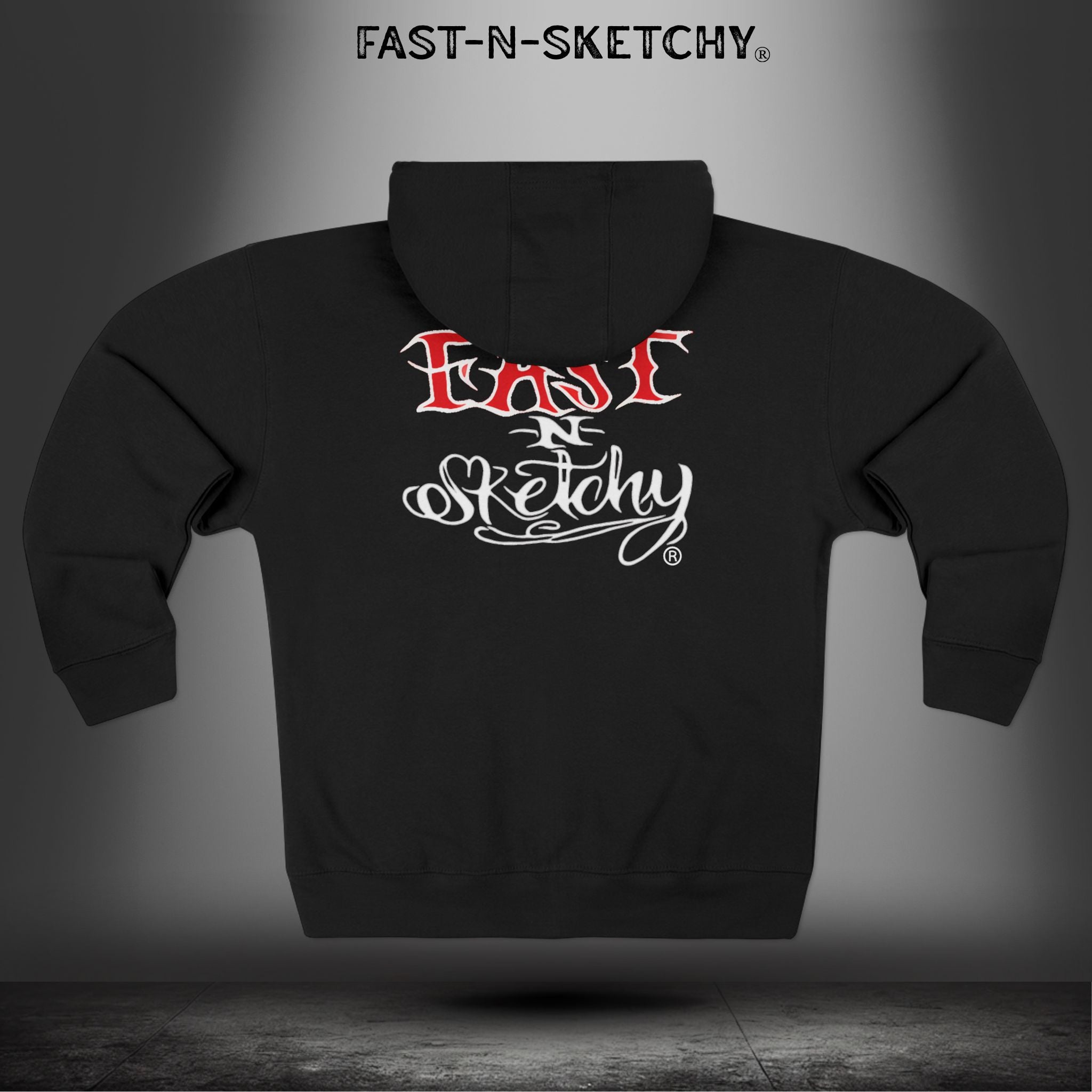 ORIGINAL FNS LOGO: Full Zip Hoodie