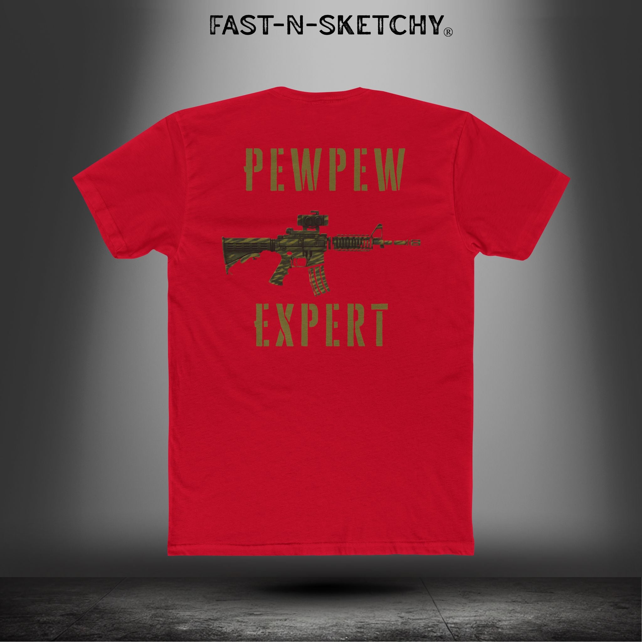 Pew Pew Expert: Military Edition Relaxed Classic Tee