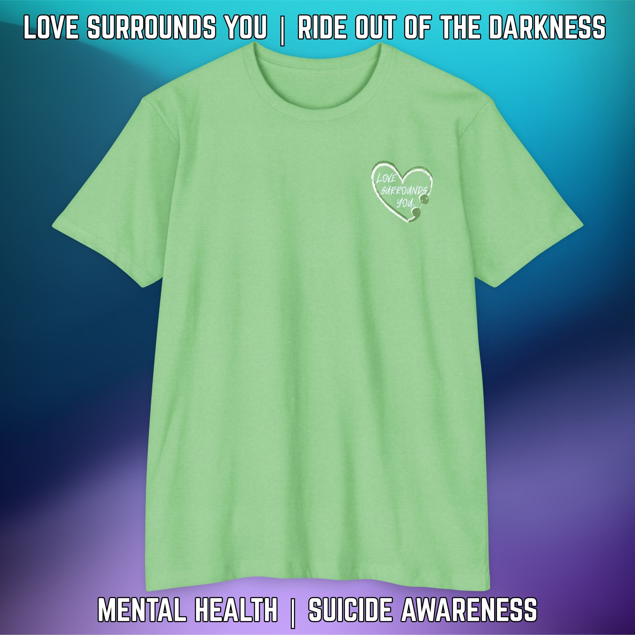 JUST KEEP MOVING FORWARD: T-Shirt Next Level 6210 - LSY