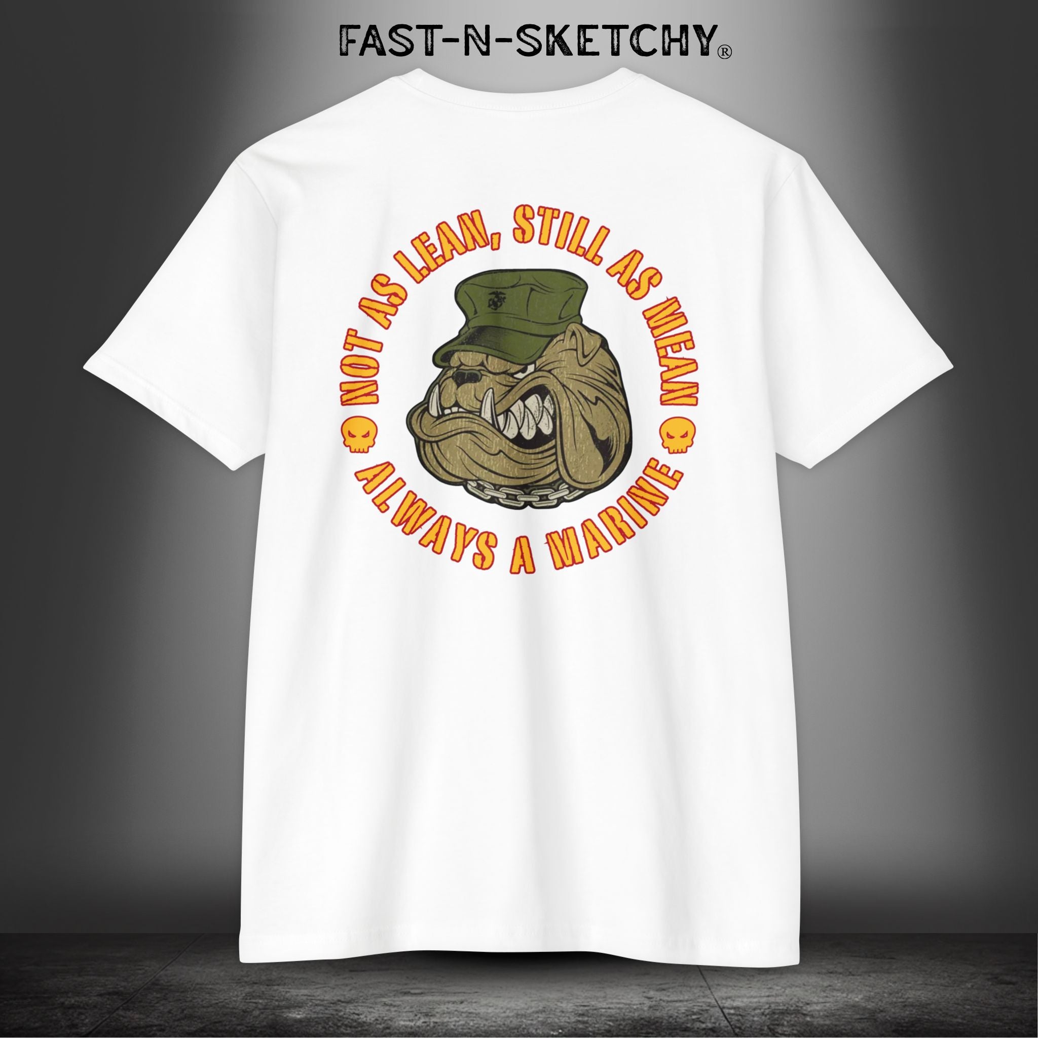 Devil Dog: Not as Lean, Still as Mean, Always a Marine - T-Shirt