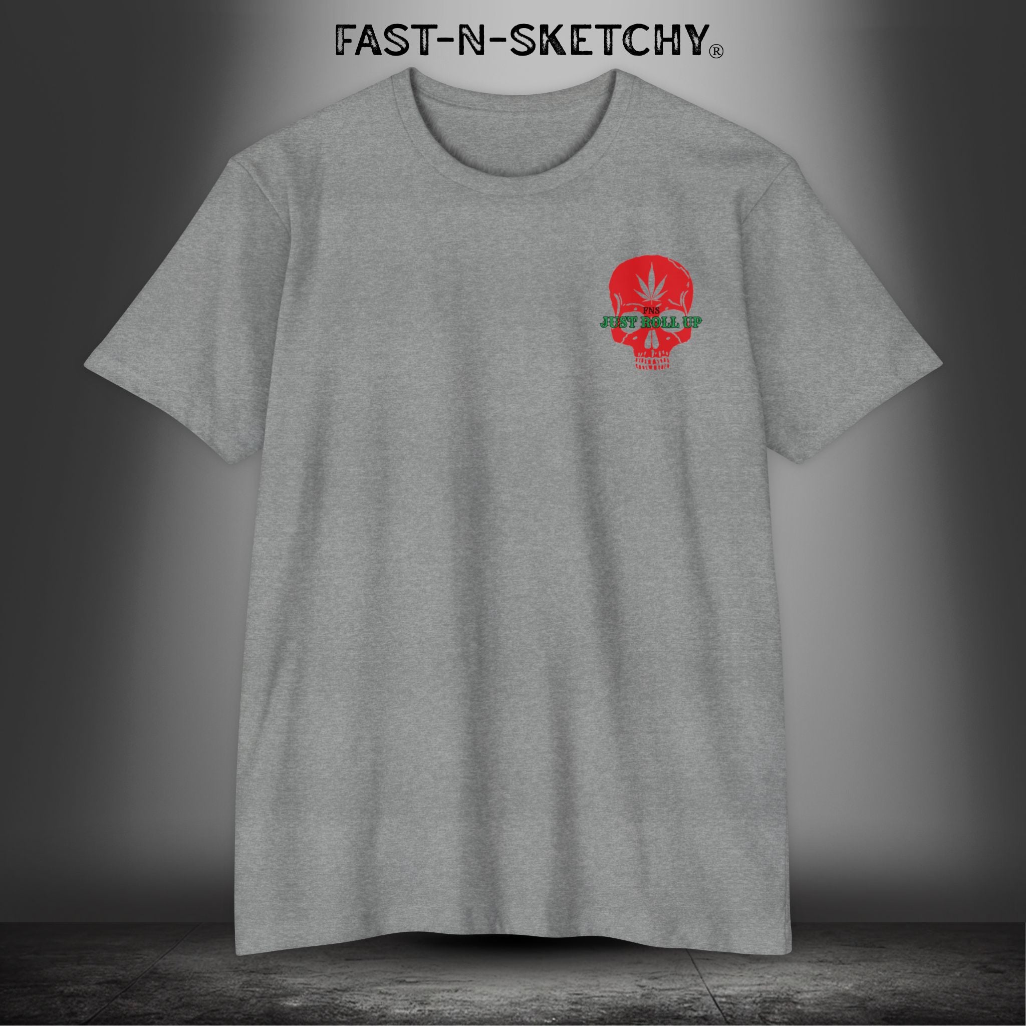 FREE MIND, FREE SOUL, JUST ROLL UP BY STONEY: T-shirt Next Level 6210