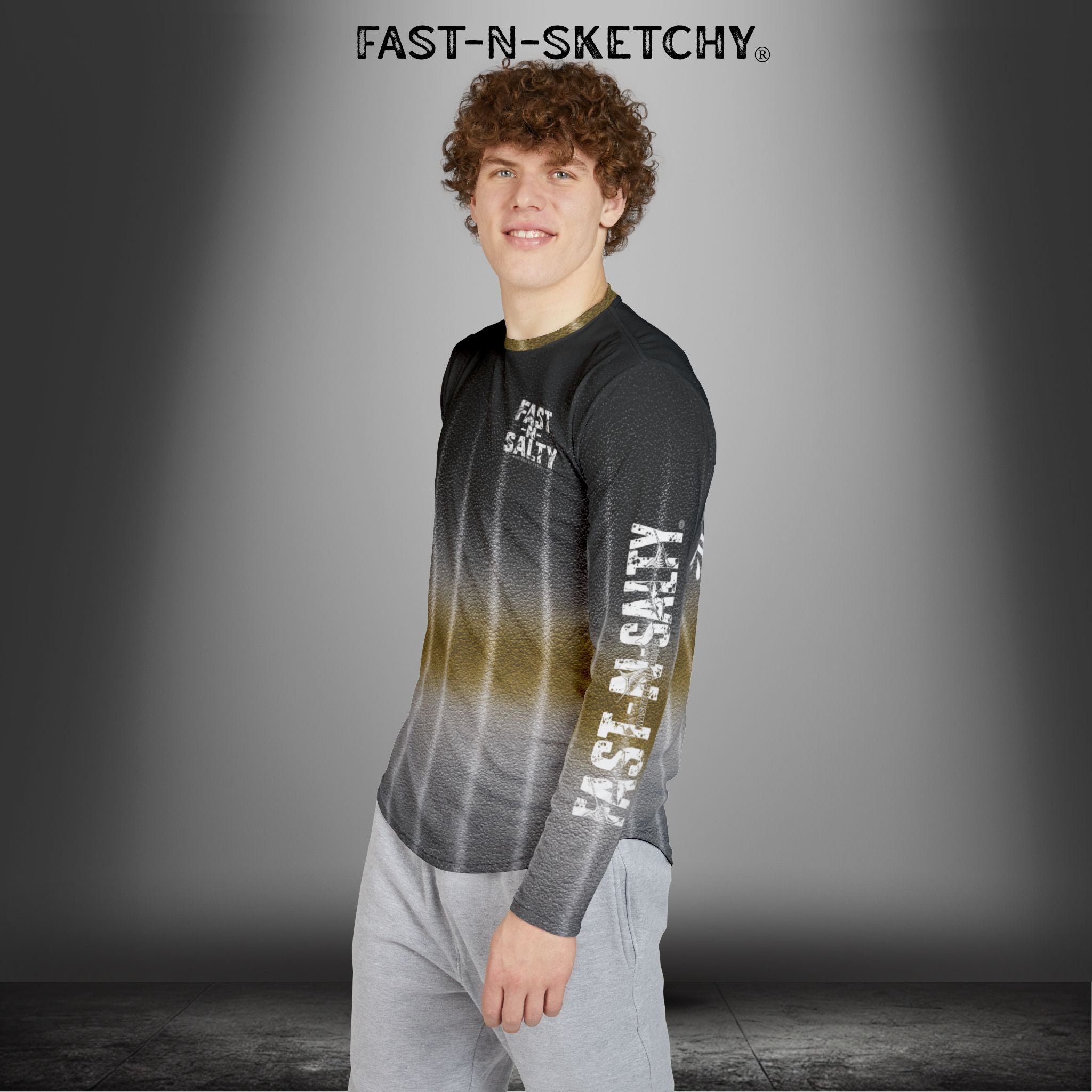 Blackfin Tuna Camo Fast-N-Salty UV Protection Long Sleeve Shirt