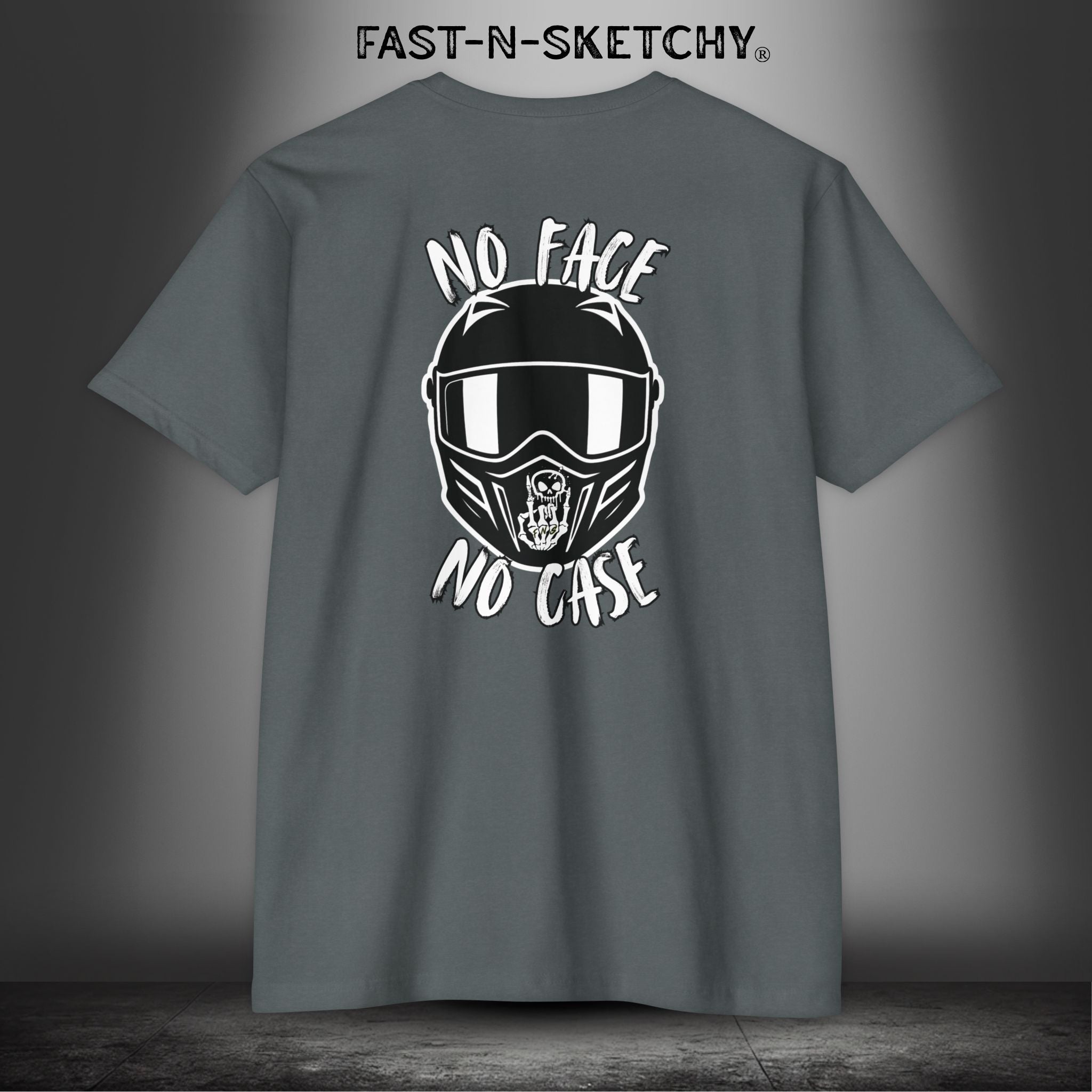 No Face, No Case: FAST-N-SKETCHY - T-Shirt