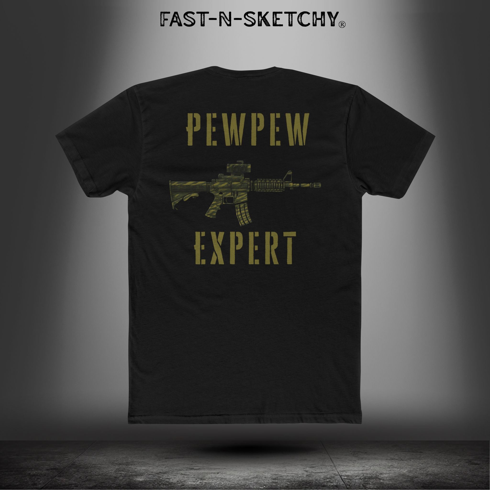Pew Pew Expert: Military Edition Relaxed Classic Tee